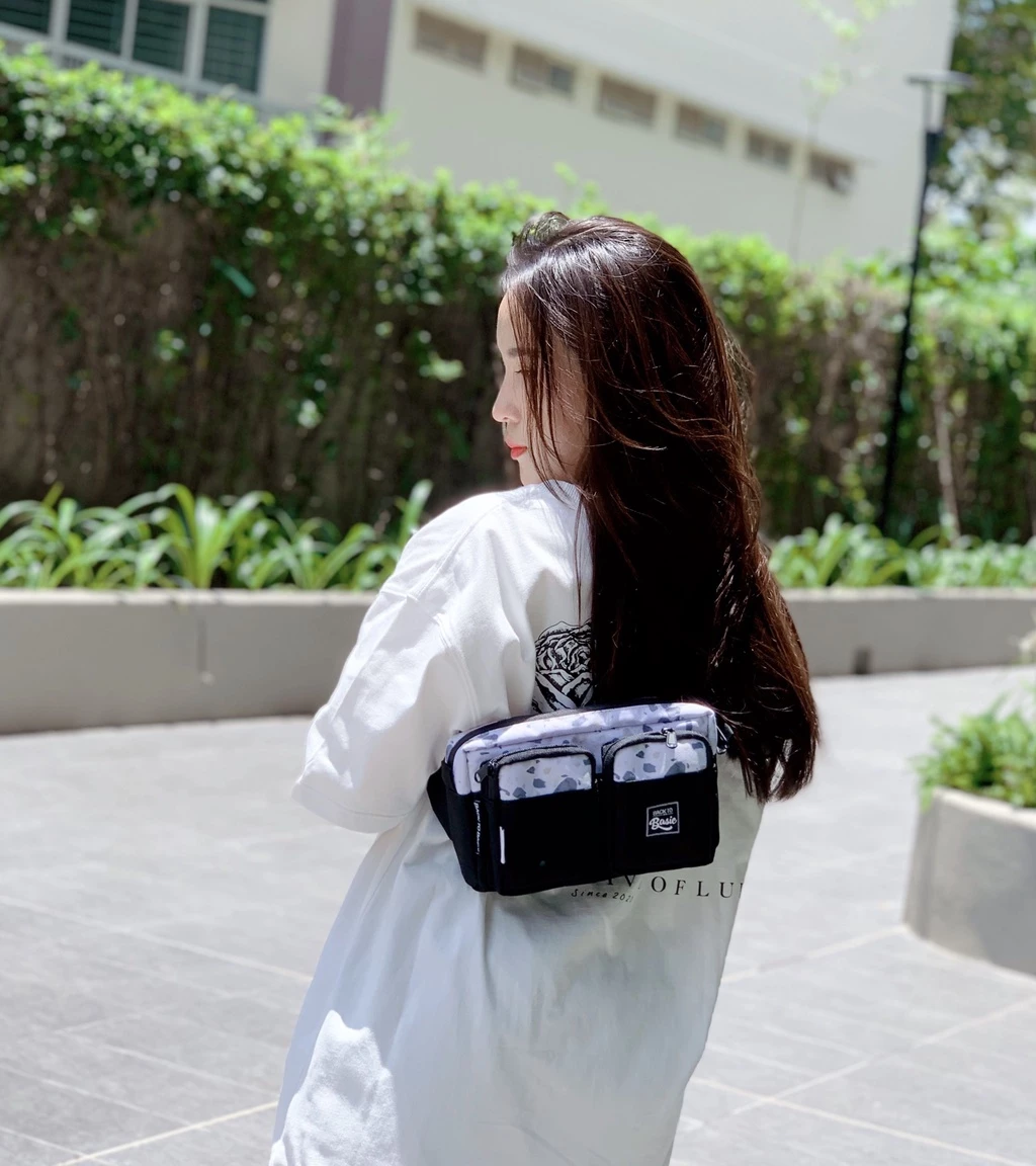 Túi bao tử - Túi đeo hông cao cấp Back To Basic - GURIN ISHI [bản giới hạn] chống thấm tốt, nhiều ngăn