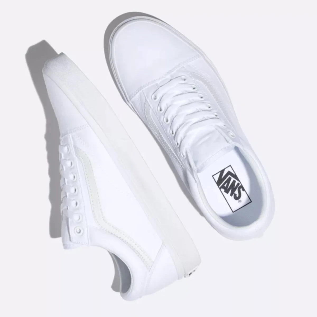 VANS CANVAS OLD SKOOL CLASSIC TRUE WHITE