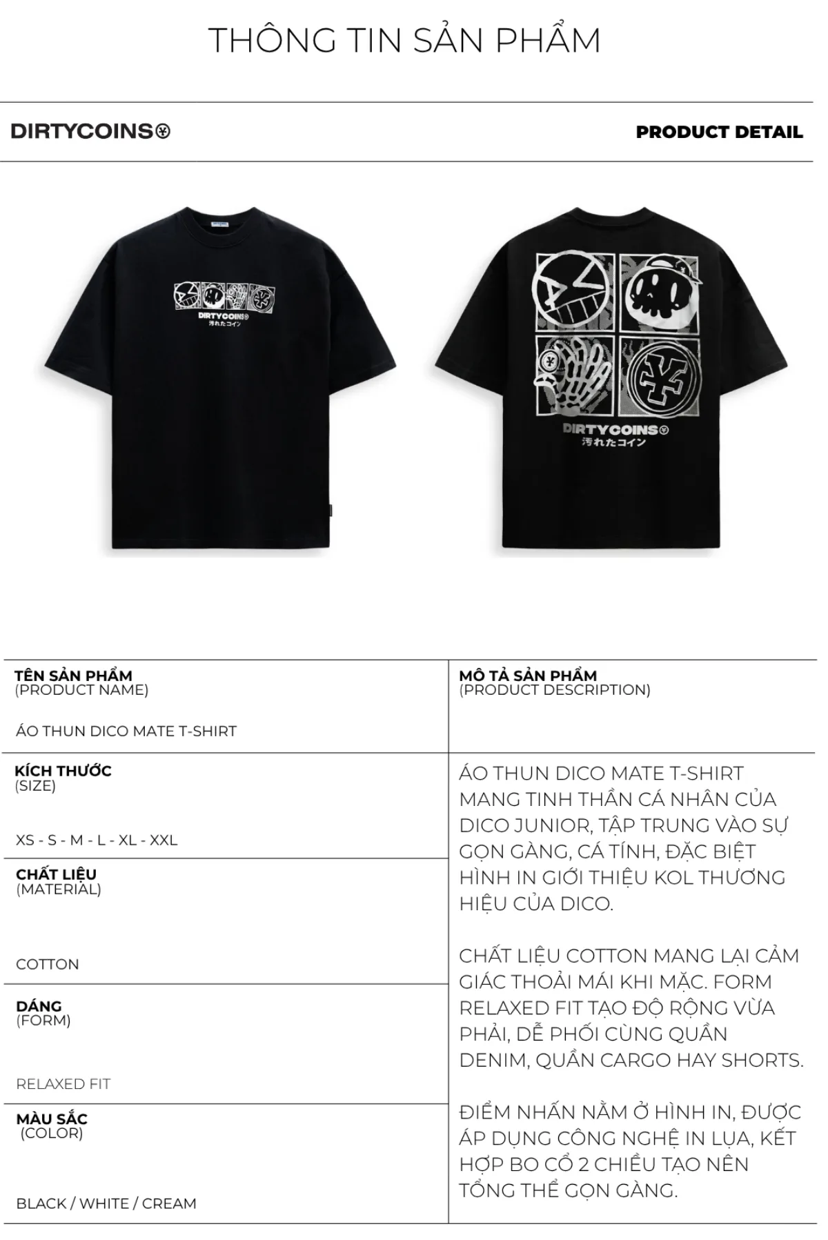 Áo thun DirtyCoins Dico Mate T-Shirt