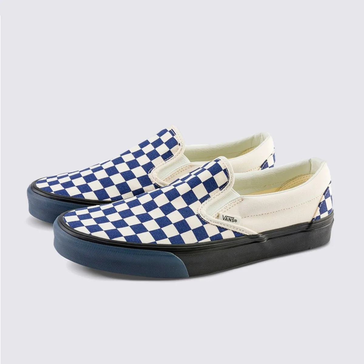 Giày VANS CLASSIC SLIP-ON CHECKERBOARD DEEP TWILGHT/MARSHMALLOW