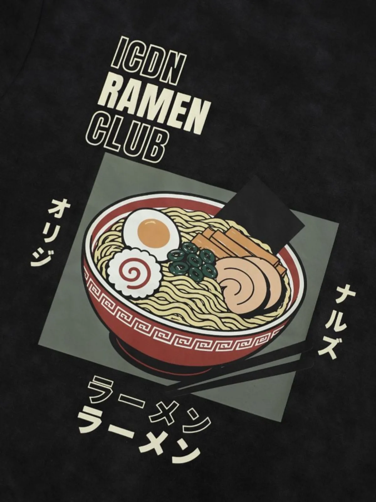 Áo Thun Nam ICONDENIM Ramen Club Form Regular ATID0758