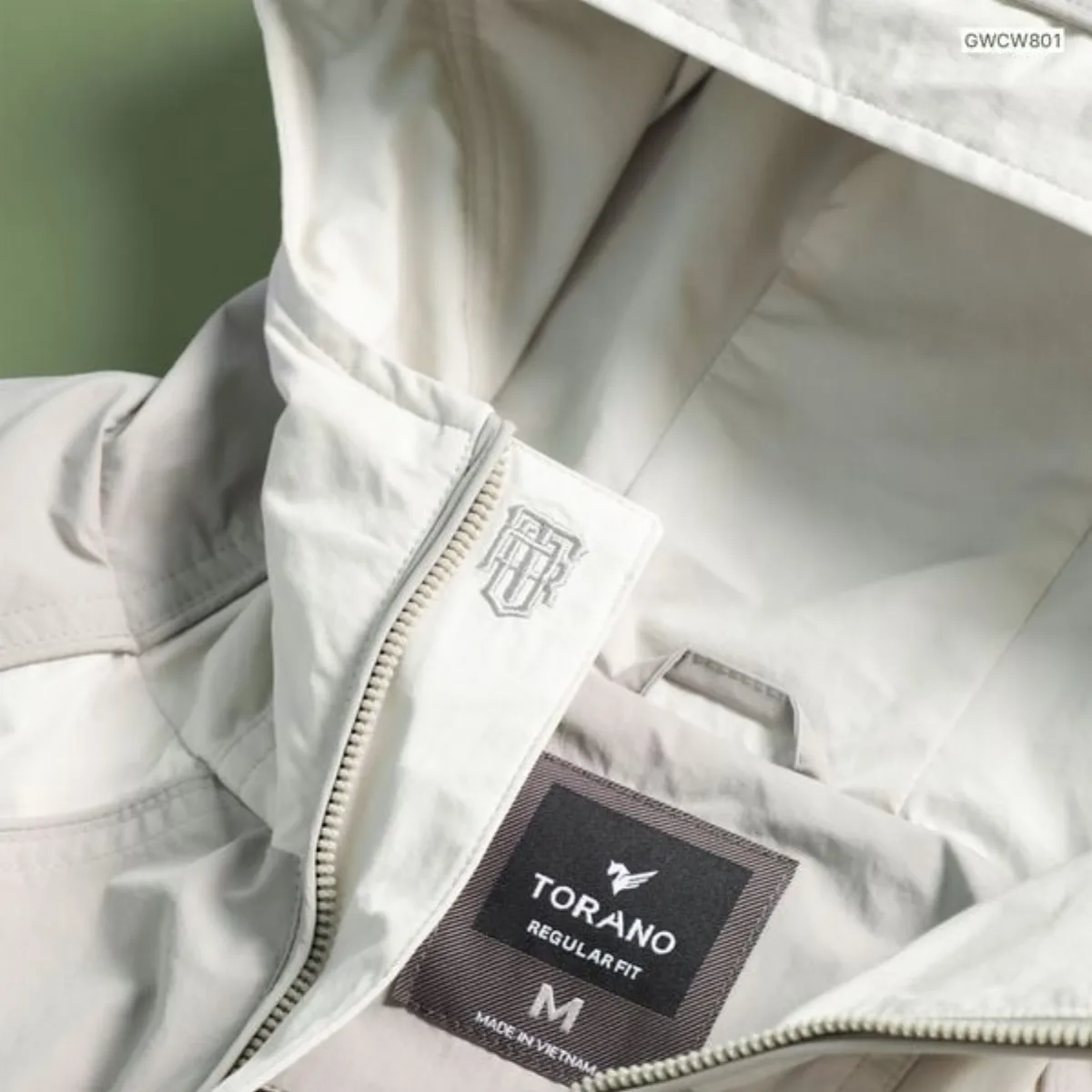 [LUXURY ITEM] Áo Khoác Gió Nam 2 lớp BREEZE WINDBREAKER TORANO Can Phối Mũ Liền Thêu Logo, Cản Gió, Giữ ấm GWCW801