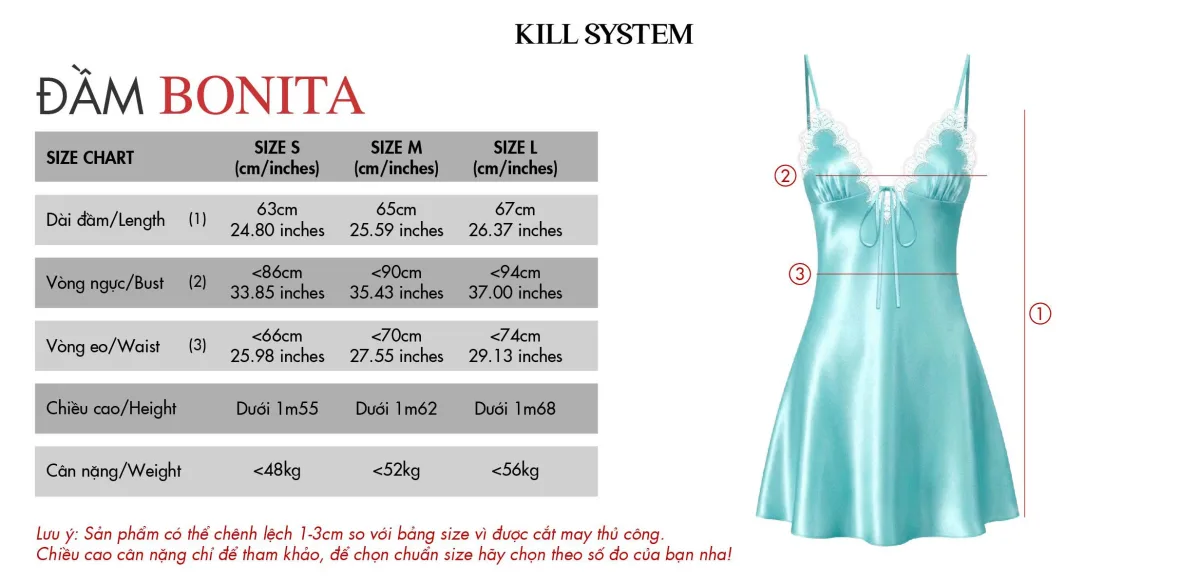 Đầm lụa hai dây phối ren dáng xoè BONITA - 𝐊𝐈𝐋𝐋 𝐒𝐘𝐒𝐓𝐄𝐌