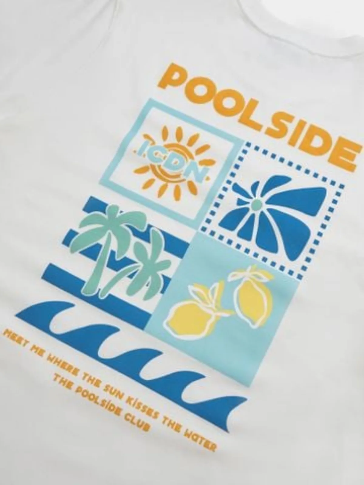 Áo Thun Nam ICONDENIM Blue Paradise Form Regular ATID0743