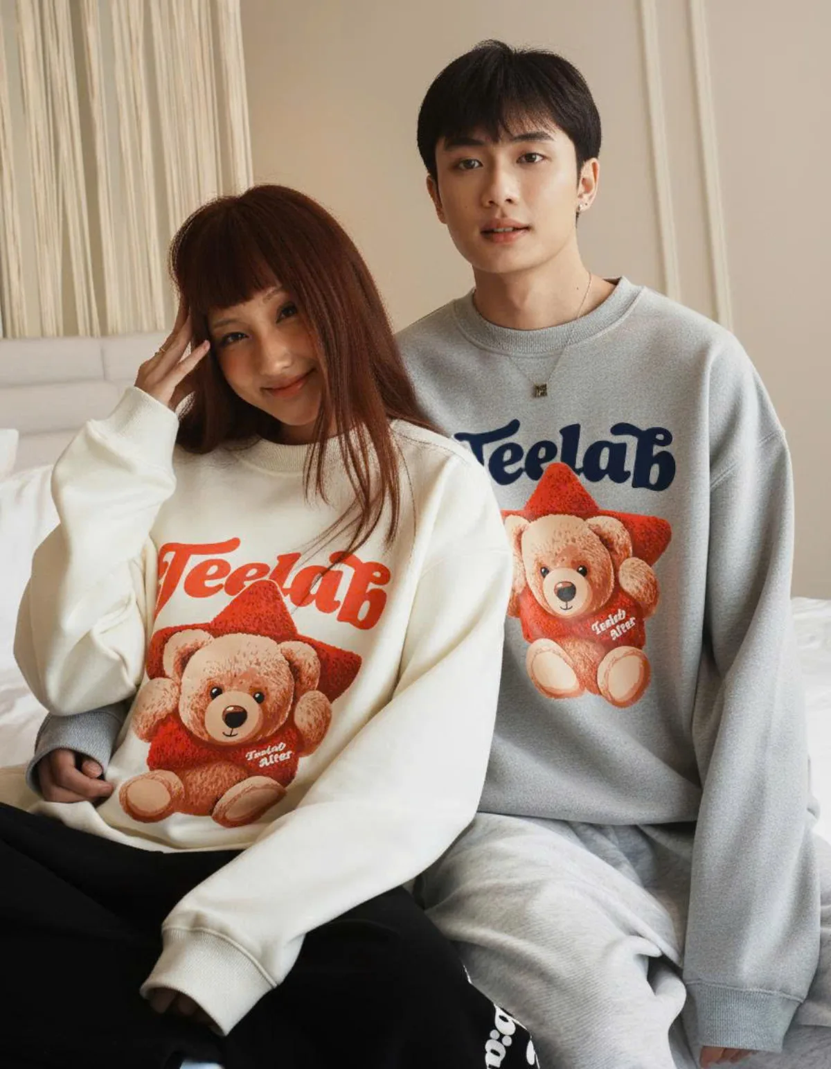 Áo Nỉ Bông Teelab Alter Semi Fleece Teddy Star Sweater HD134