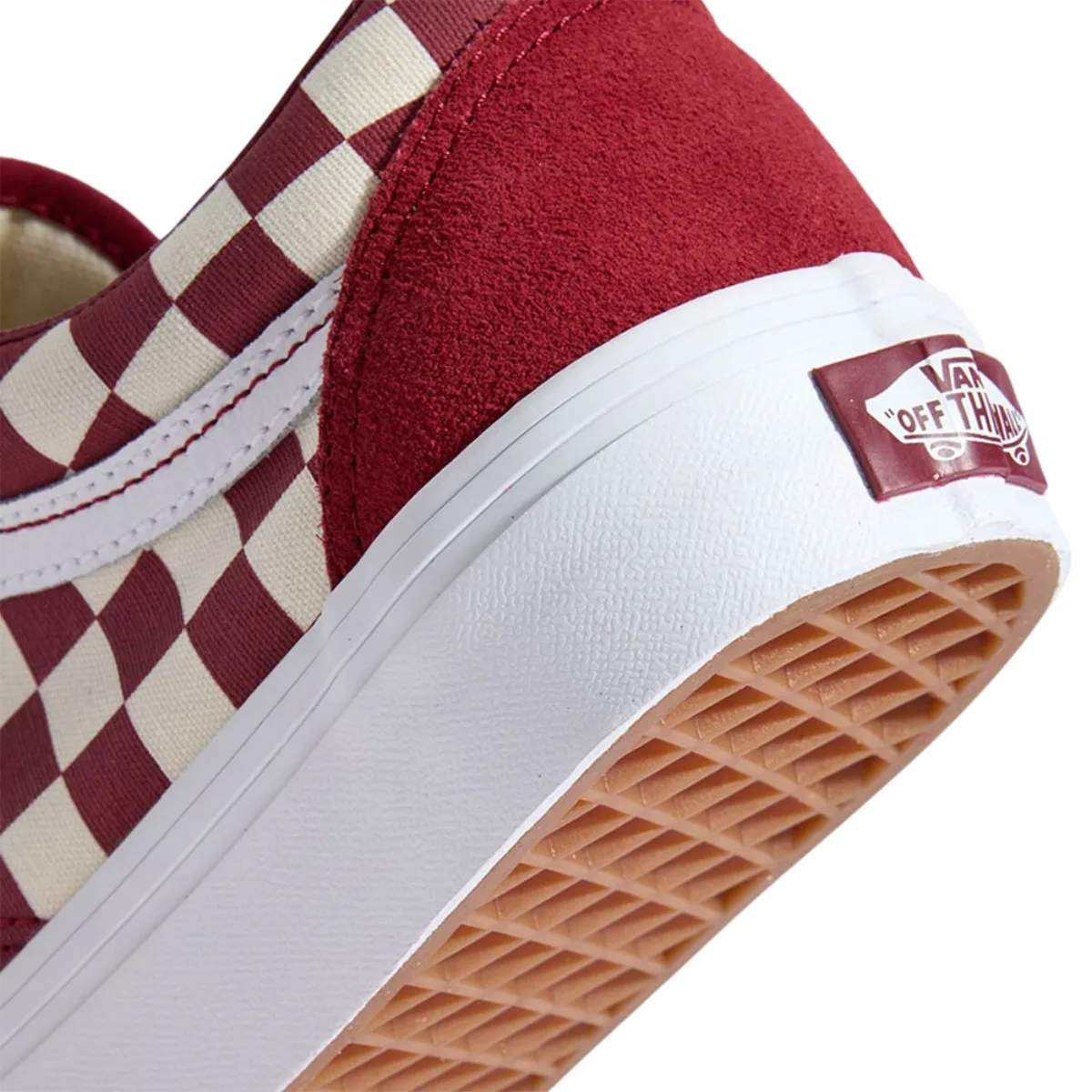 Giày VANS OLD SKOOL CHECKERBOARD RED/WHITE
