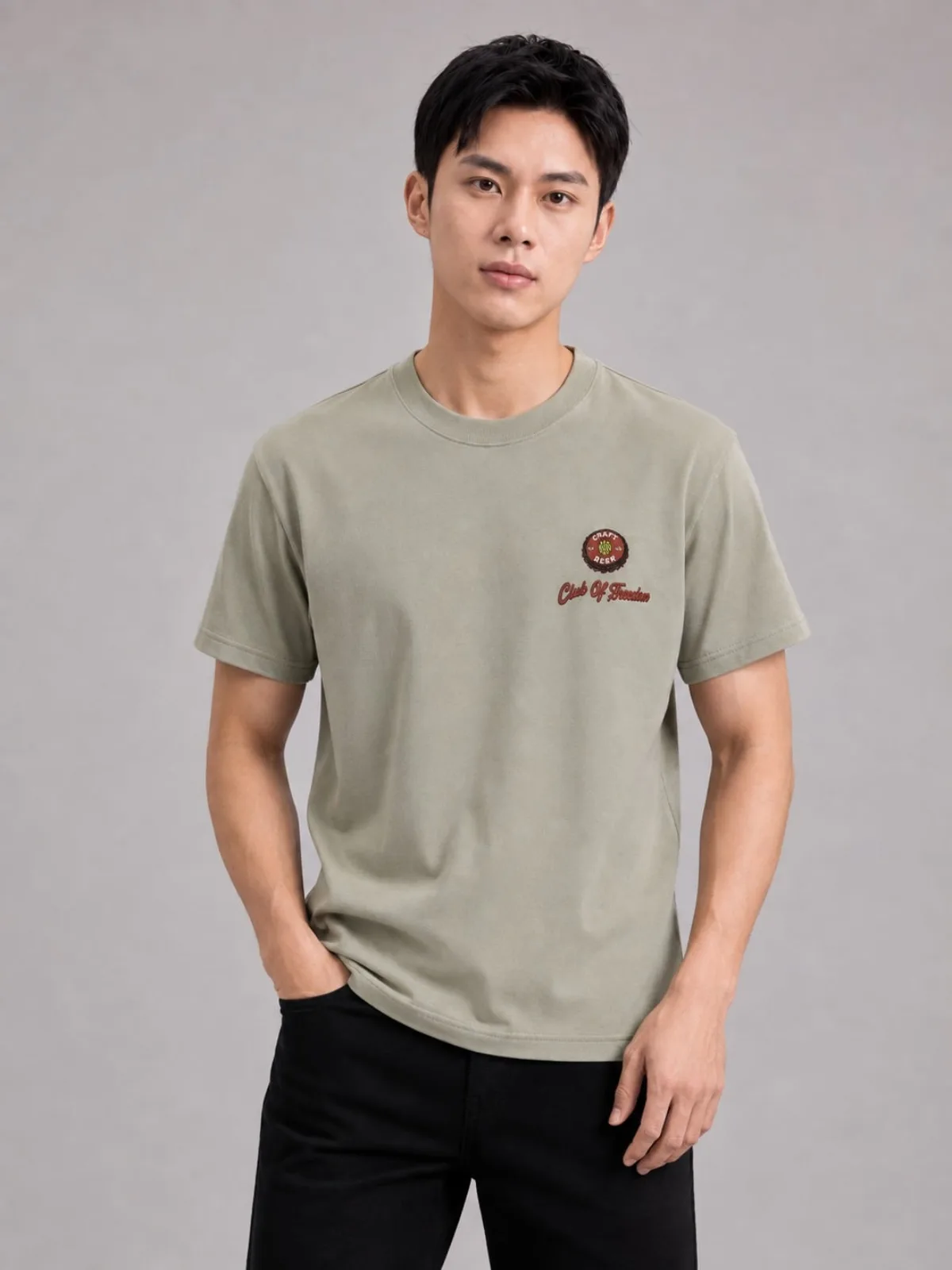 Áo Thun Nam ICONDENIM Club Of Freedom Form Regular ATID0777