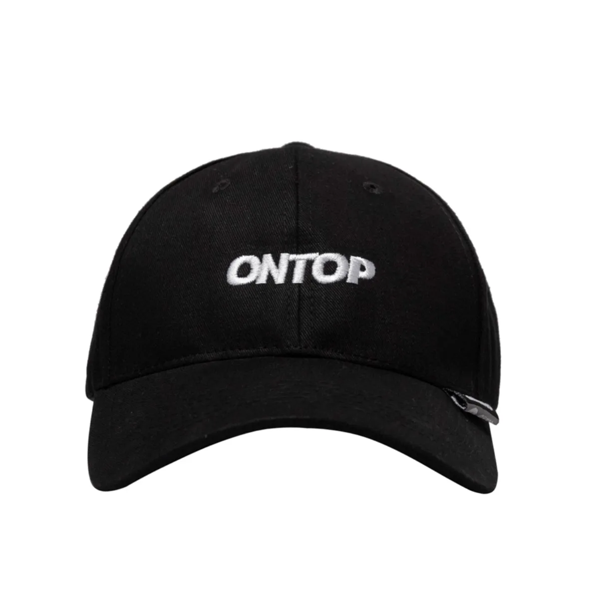 Mũ lưỡi trai nam nữ local brand ONTOP đen xanh thêu chữ form mềm Basic Cap | O-CAP01