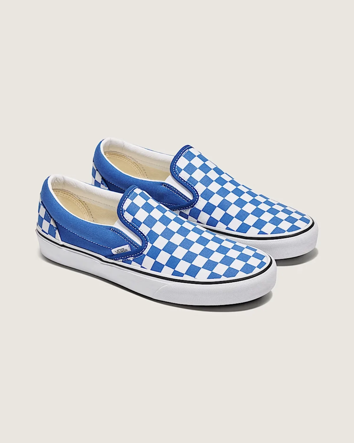 Giày VANS CLASSIC SLIP-ON CHECKERBOARD BLUE/WHITE