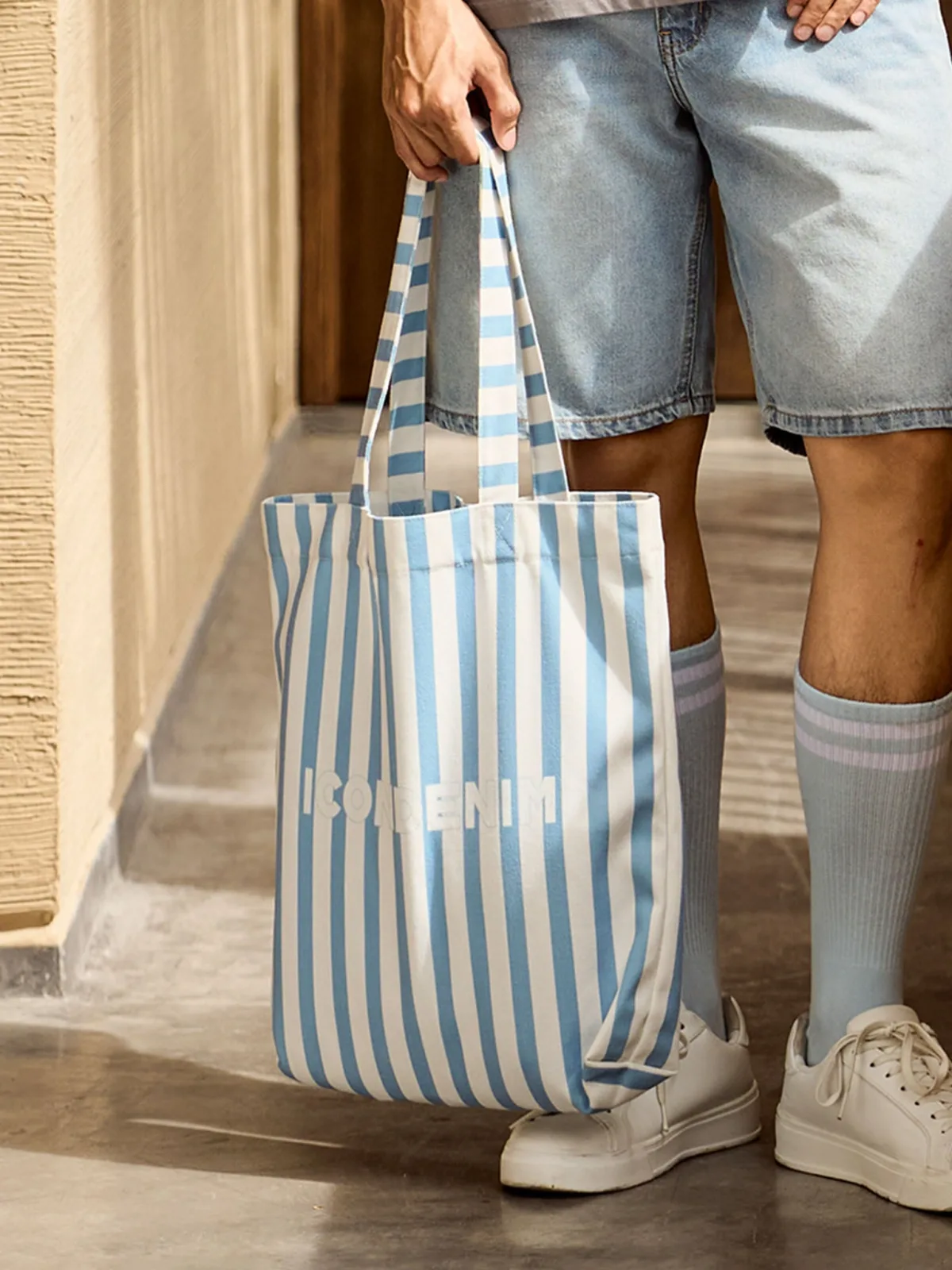 Túi Tote Nam ICONDENIM Summer Club TUID0065