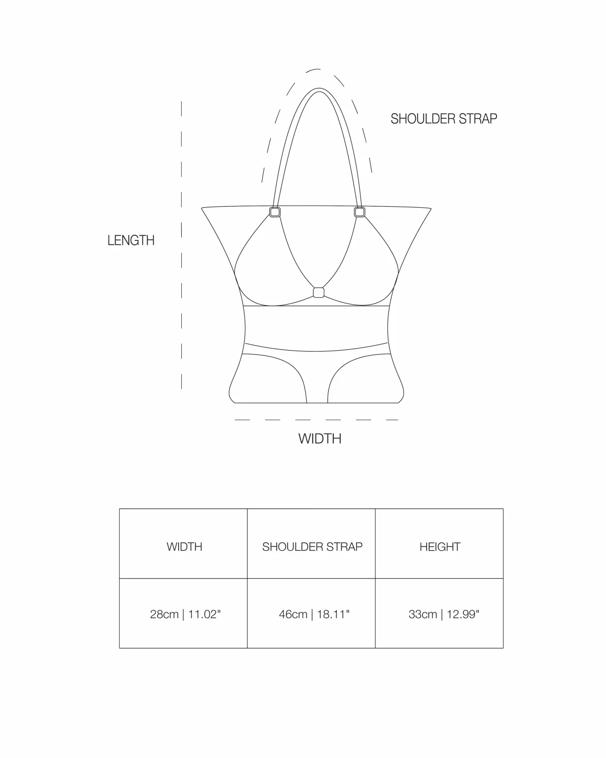 SSMA BIG BOOBS BAG - BROWN