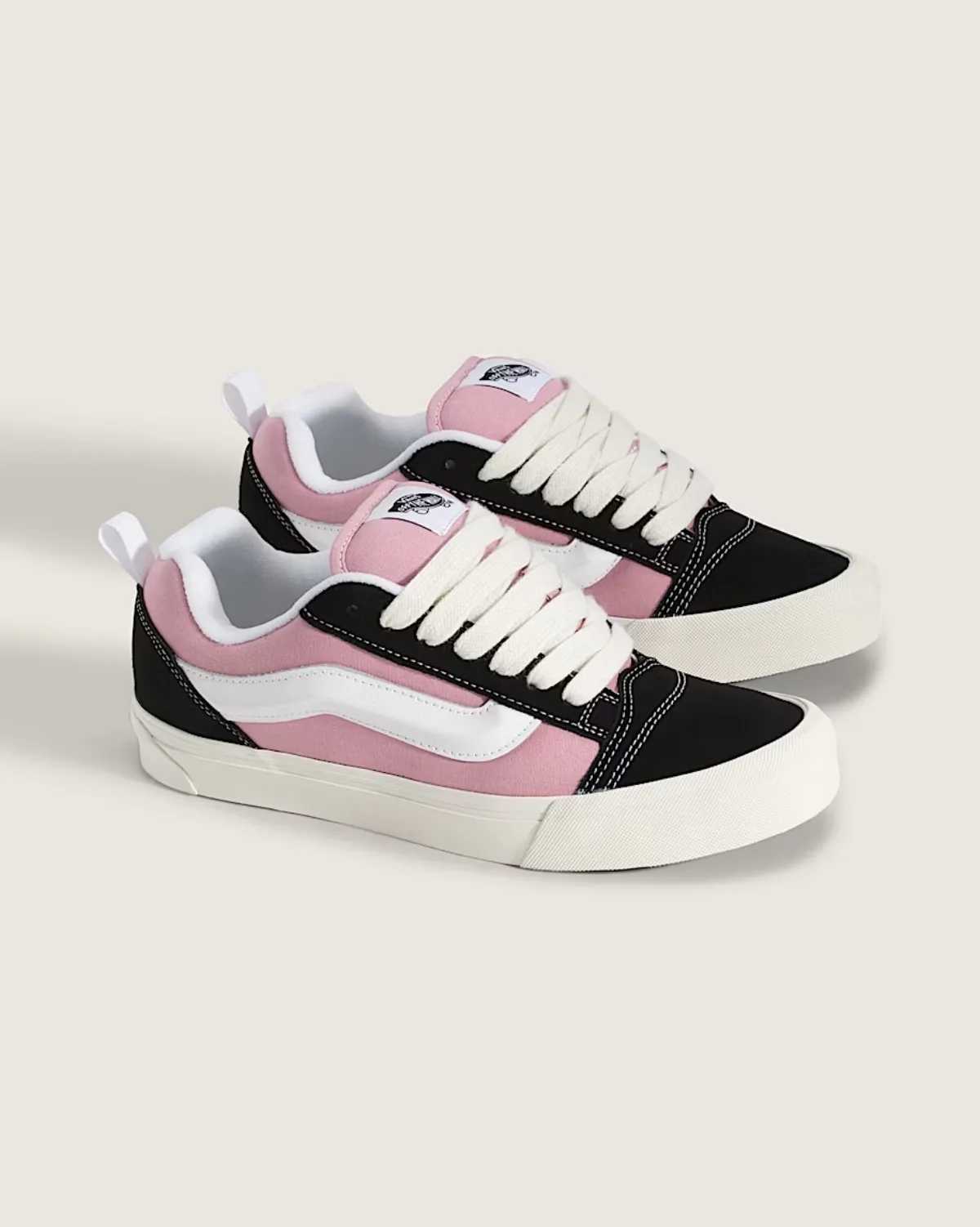 Giày VANS KNU SKOOL CHECKERBOARD COLOR BLOCKING BLACK/PINK