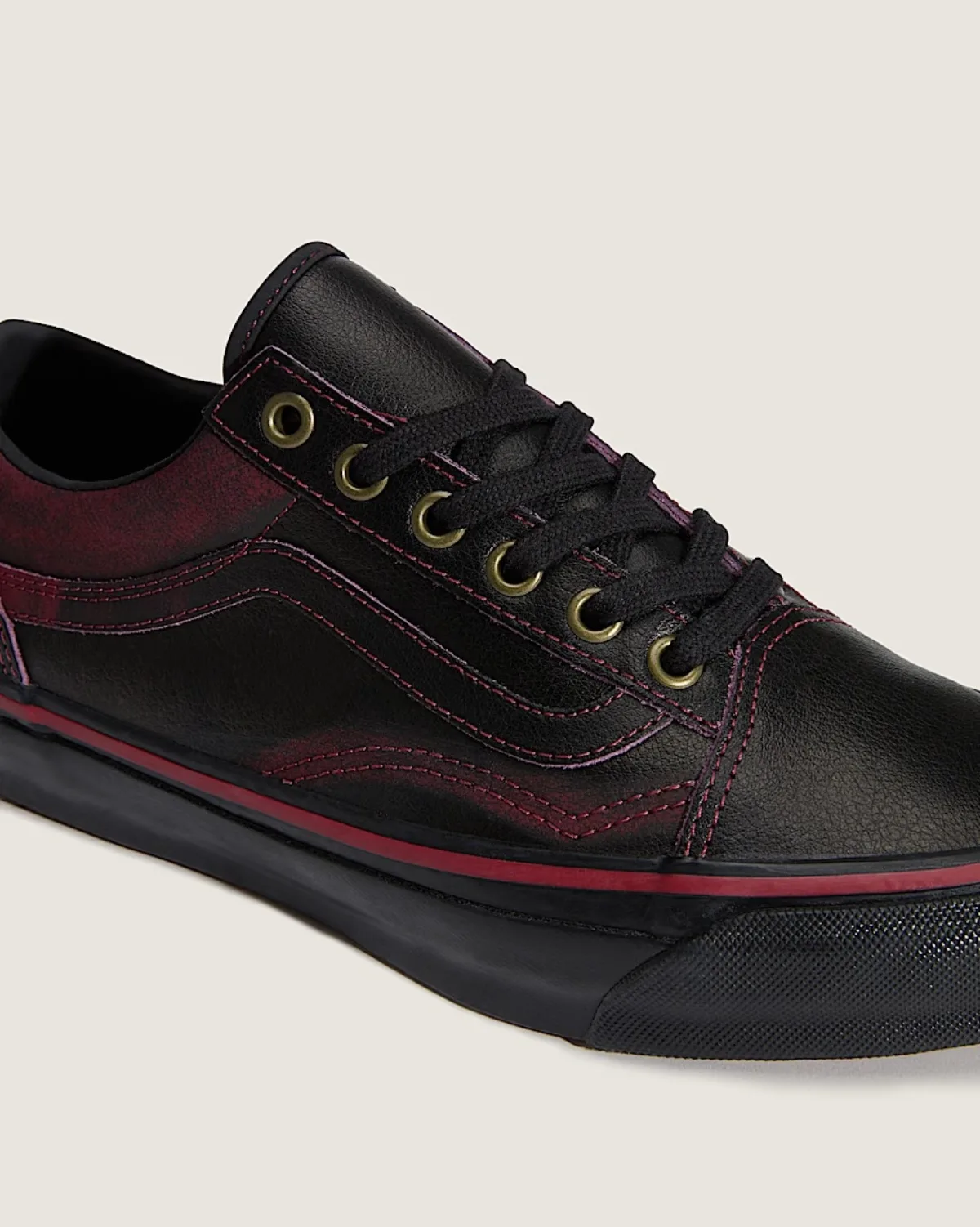 Giày VANS PREMIUM OLD SKOOL TANIA DARK RED/BLACK