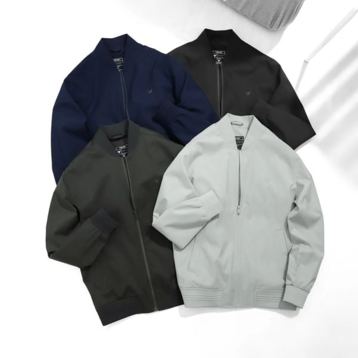 Áo khoác gió nam LIGHTWEIGHT BOMBER TORANO 2 lớp basic vải hiệu ứng phong cách nam tính FWCW005