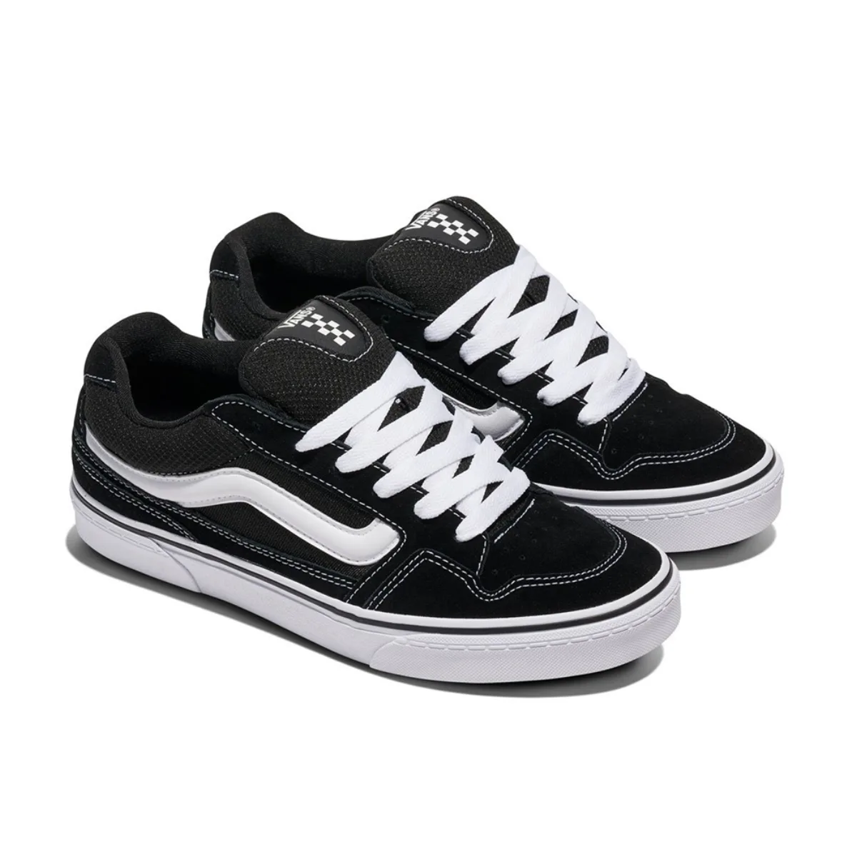 Giày VANS KNU SKOOL CALDRONE SUEDE MESH BLACK/WHITE