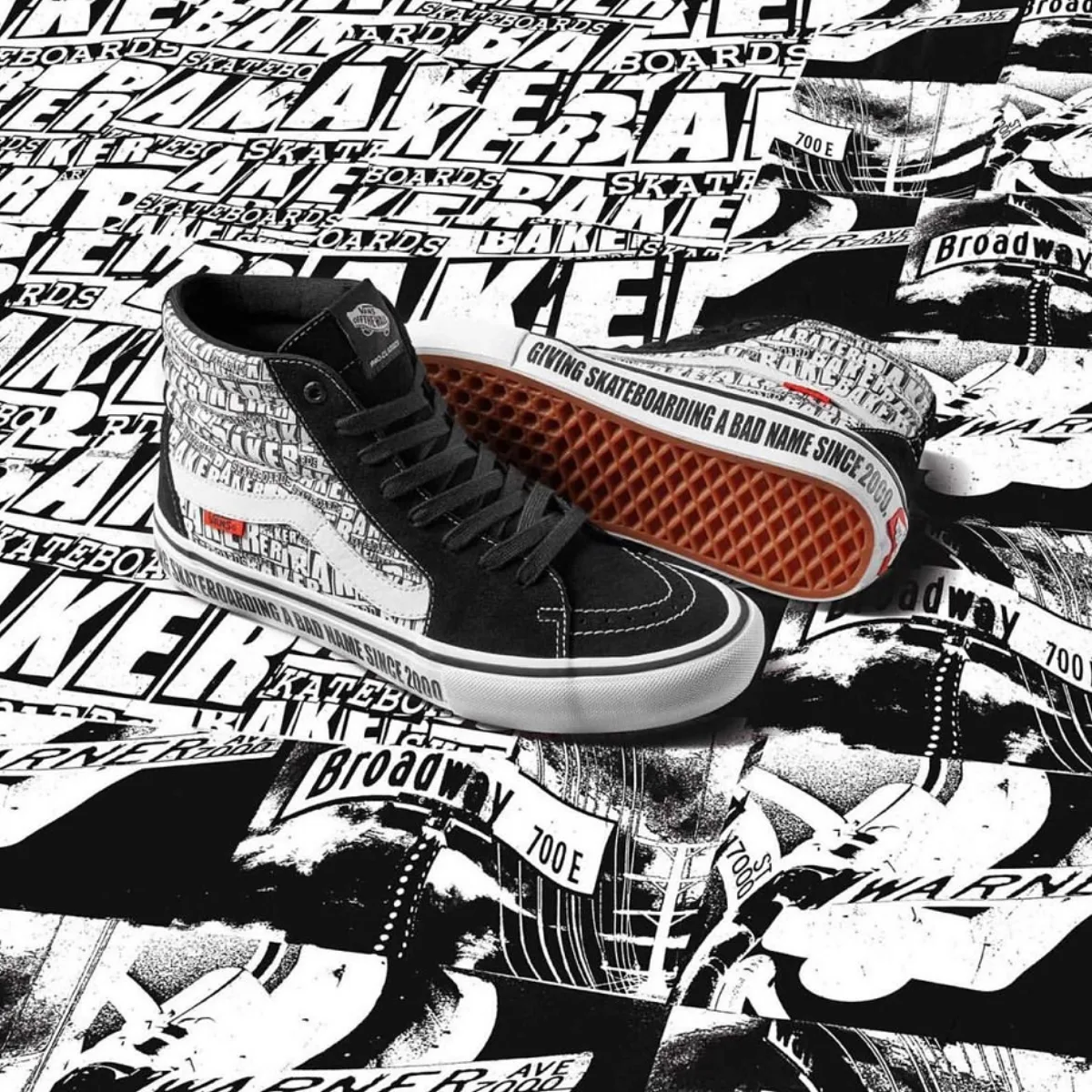 VANS X BAKER SK8-HI PRO