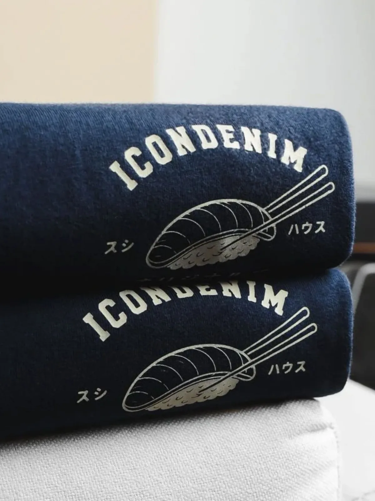 Áo Thun Nam ICONDENIM Midnight Sushi Form Regular ATID0759