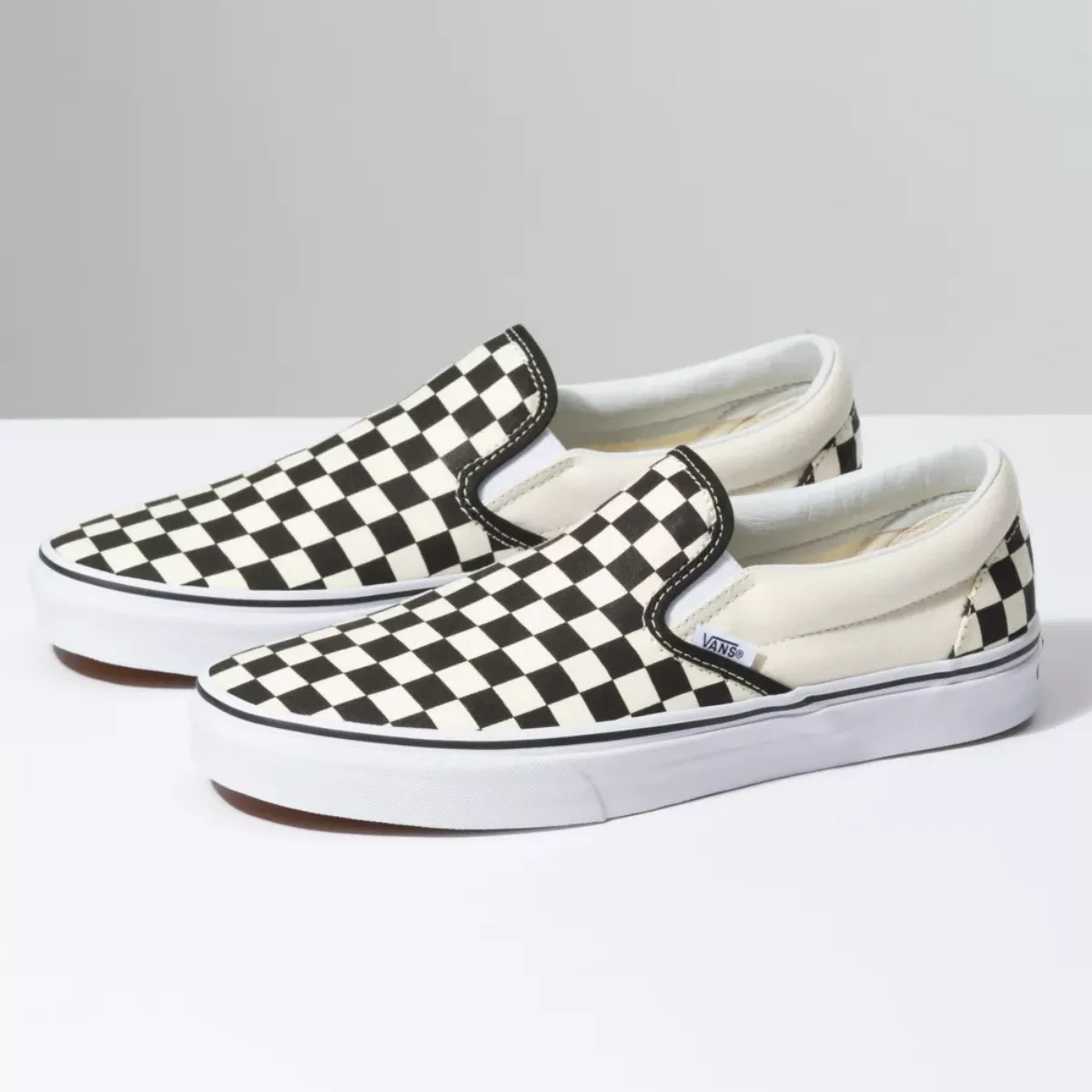 VANS CHECKERBOARD SLIP-ON CLASSIC BLACK/OFF WHITE