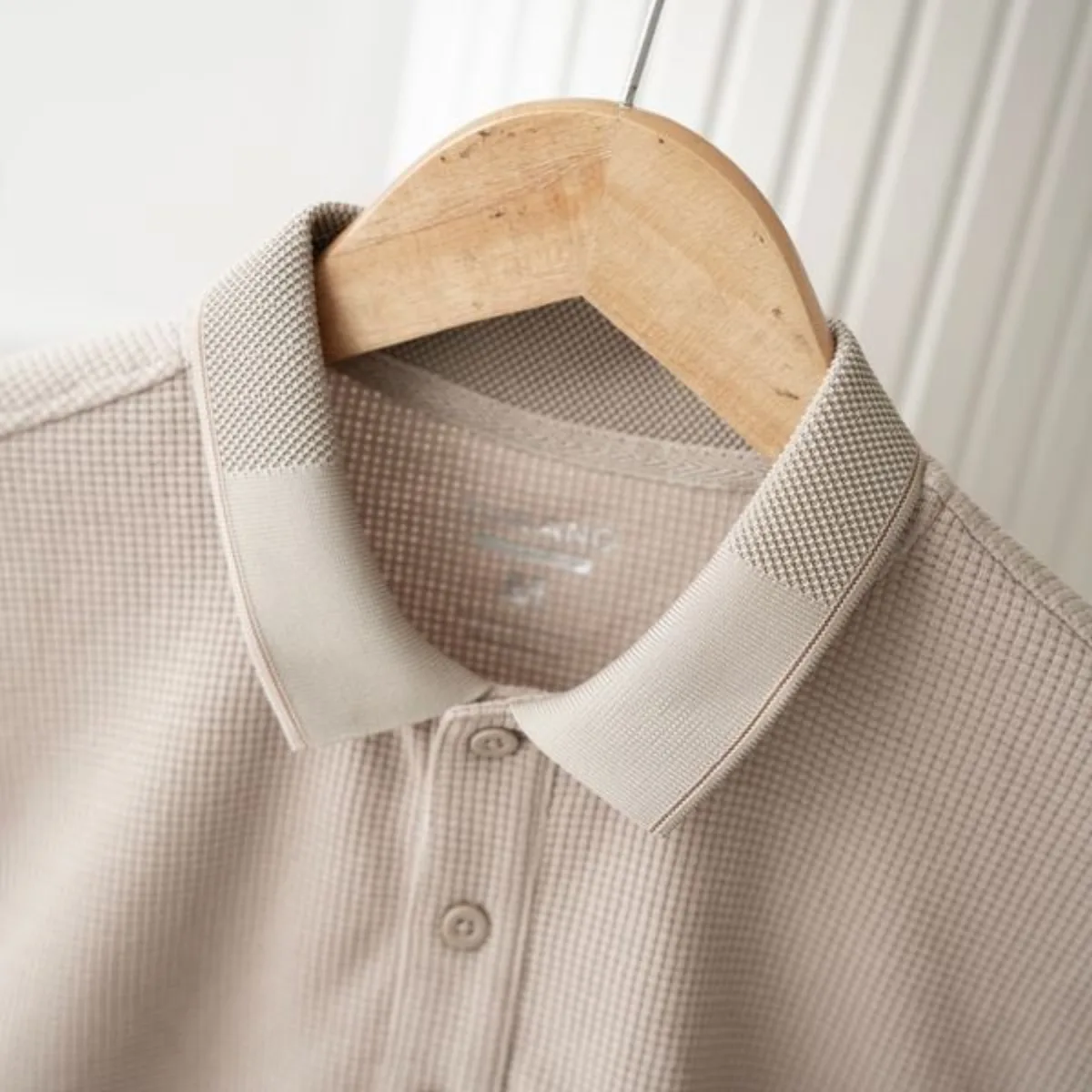Áo Polo nam WAFFLE POLO dài tay TORANO phom basic FWTP065