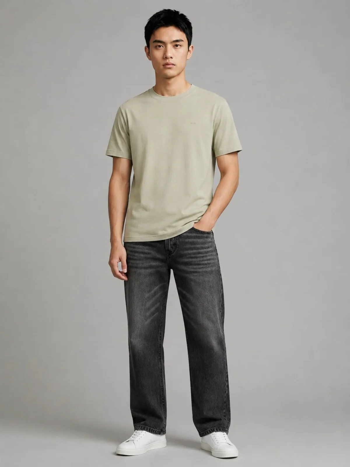 Áo Thun Nam ICONDENIM Standard, Chất Liệu Cotton Thoáng Khi, Form Regular ATID0739