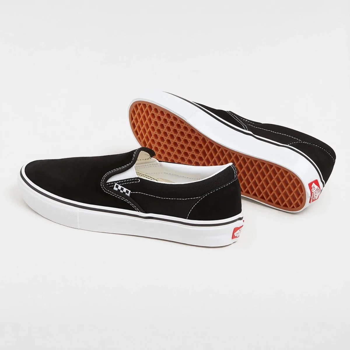 Giày VANS SKATE SLIP-ON BLACK/WHITE