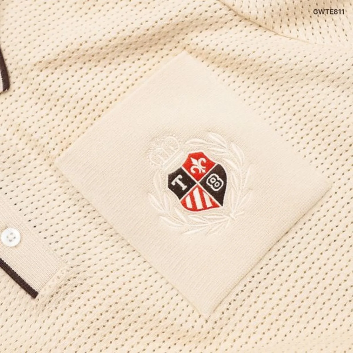 Áo Polo len MERINO POLO TORANO basic thêu logo ngực nam tính, gọn gàng và lịch lãm GWTE811