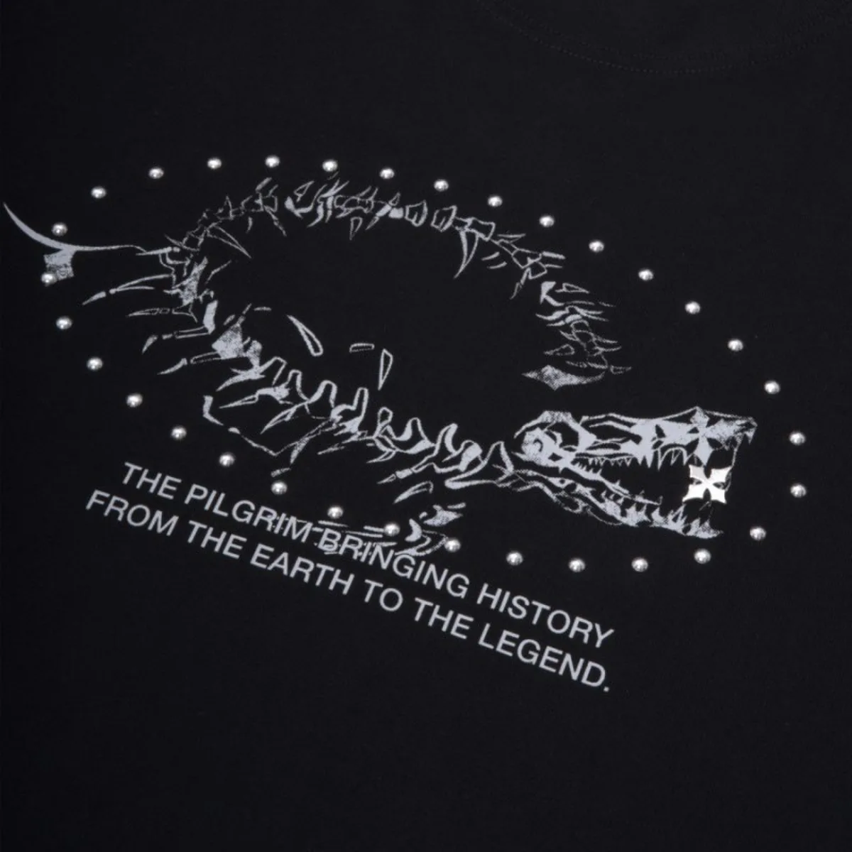 Áo thun form Boxy EXCAVATED FOSSIL TEE Cotton PARADOX AT6P0506