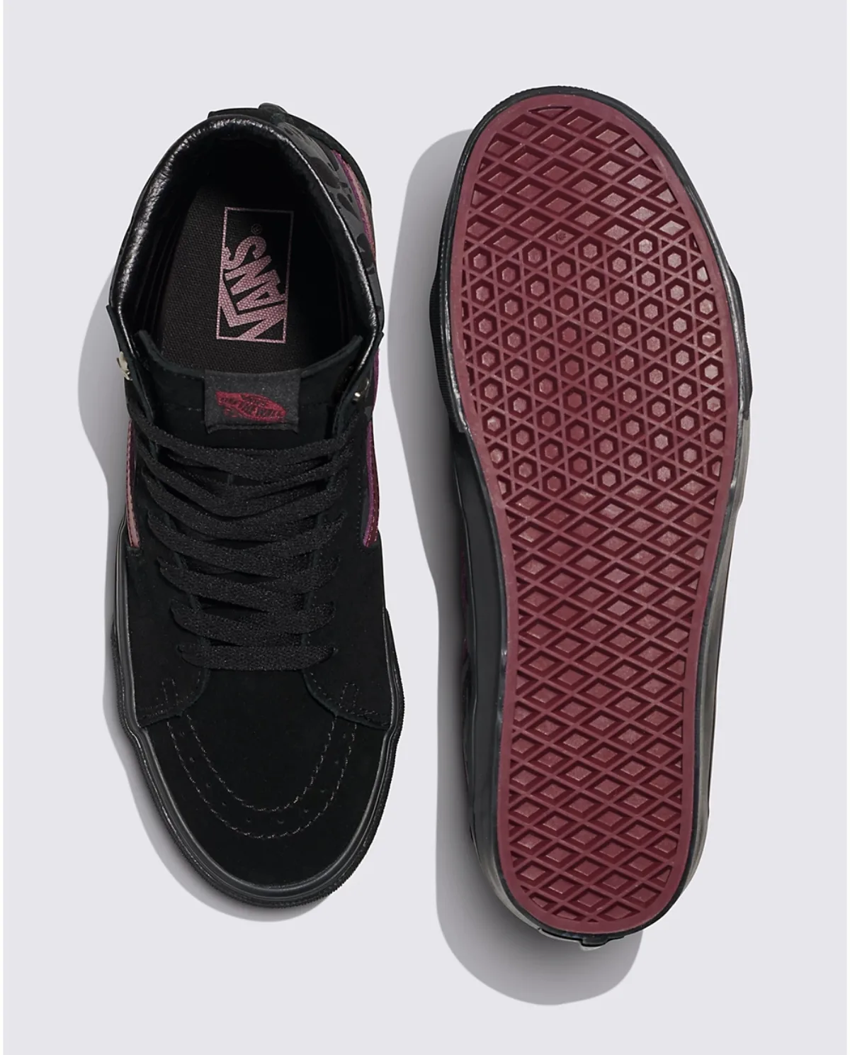 Giày VANS SK8-Hi IN THE SHADOWS PORT RED/BLACK