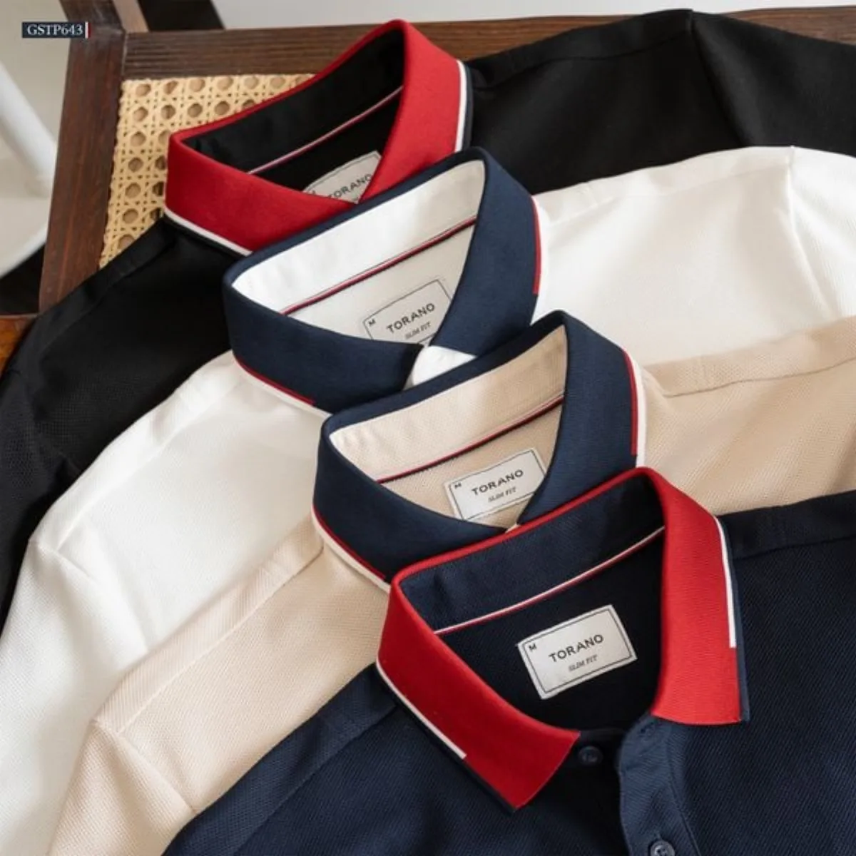 Áo nam TORANO POLO KIM CƯƠNG chất liệu Mercerized Cotton cao cấp thoáng khí tối ưu GSTP643