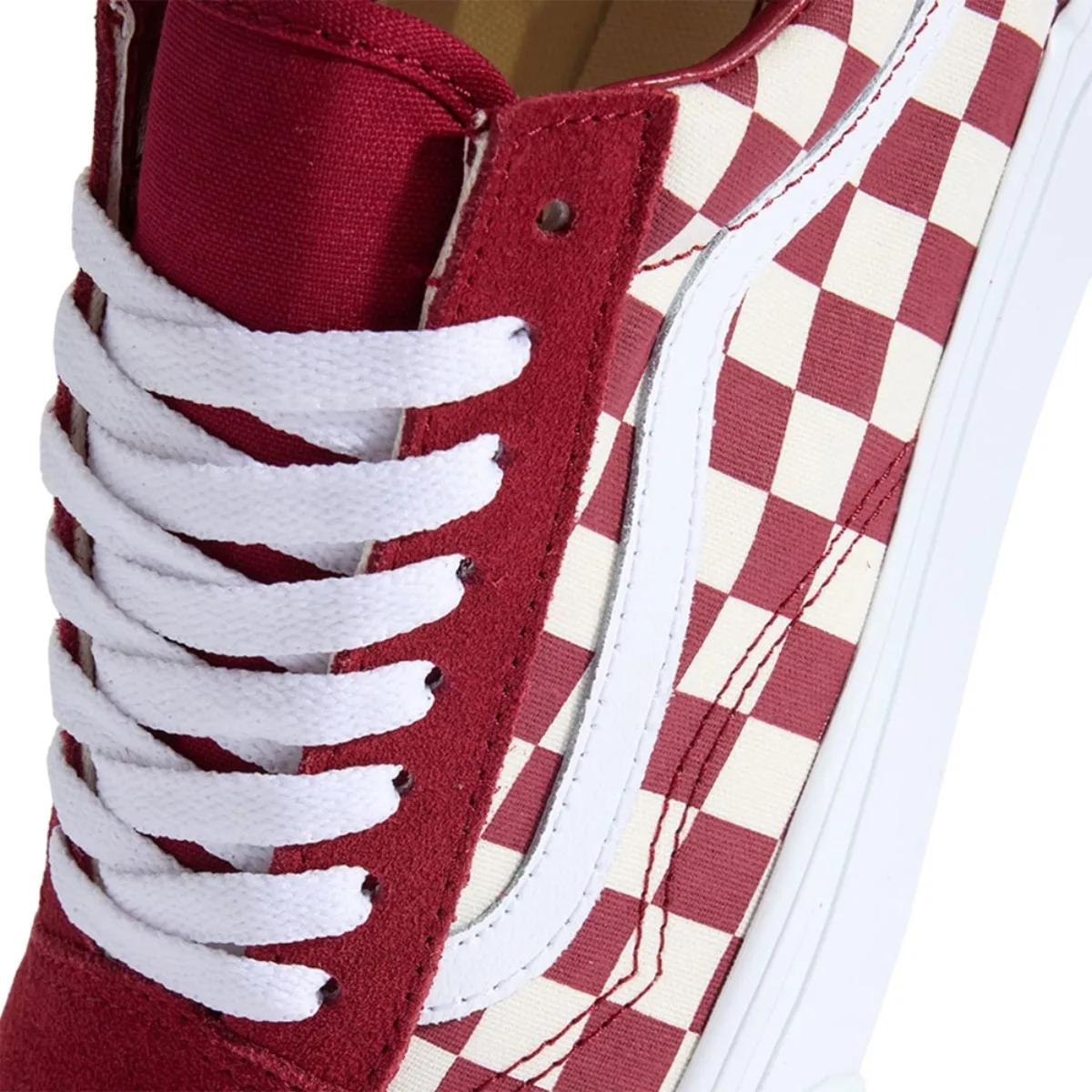 Giày VANS OLD SKOOL CHECKERBOARD RED/WHITE