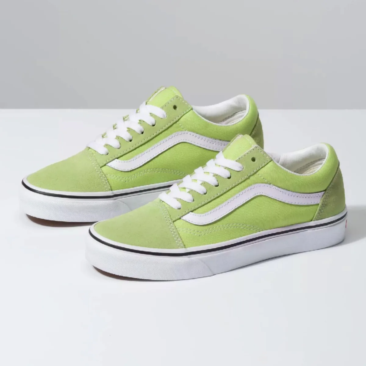 VANS OLD SKOOL SHARP GREEN TRUE WHITE