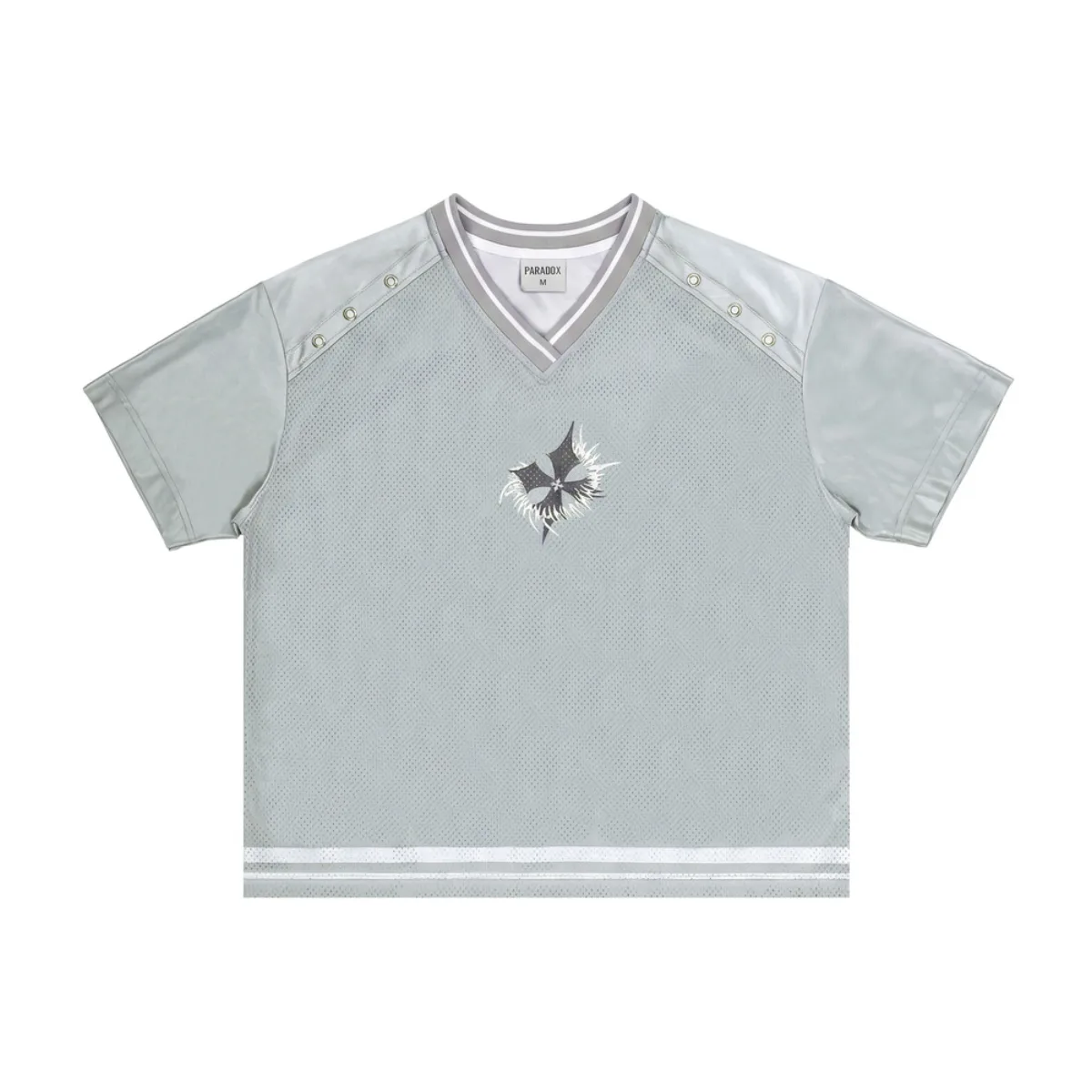 Áo thun form Boxy SKELETON VOID JERSEY Lưới, vải bóng PARADOX AT6P0485