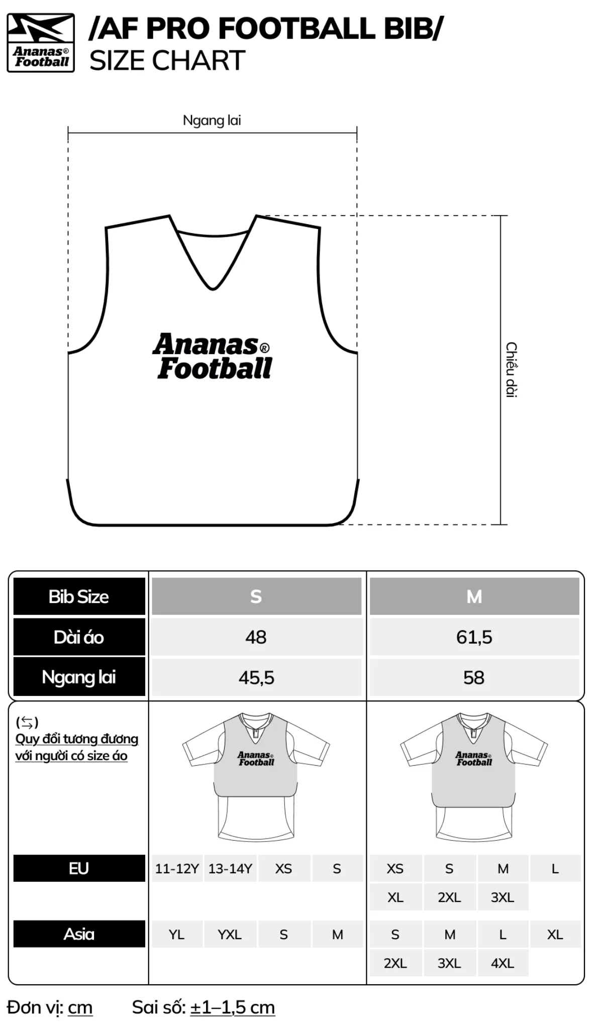 AF Pro Football Bib - Back Logomark - Raspberry