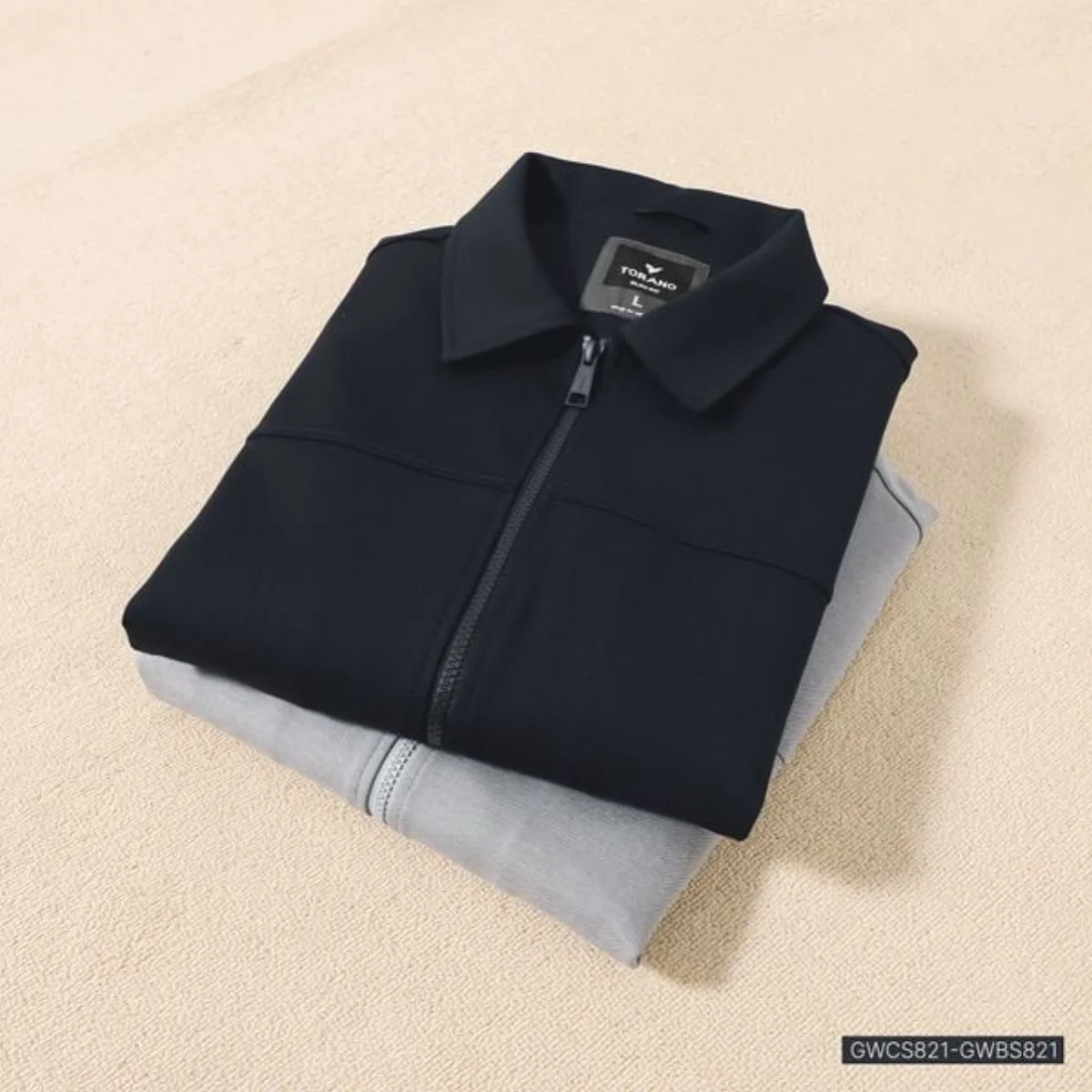 Quần Áo khoác nỉ WINSTON TRACKSUIT TORANO bộ trơn cổ bẻ thêu logo ở tay áo thanh lịch và trẻ trung GWCS821 GWBS821
