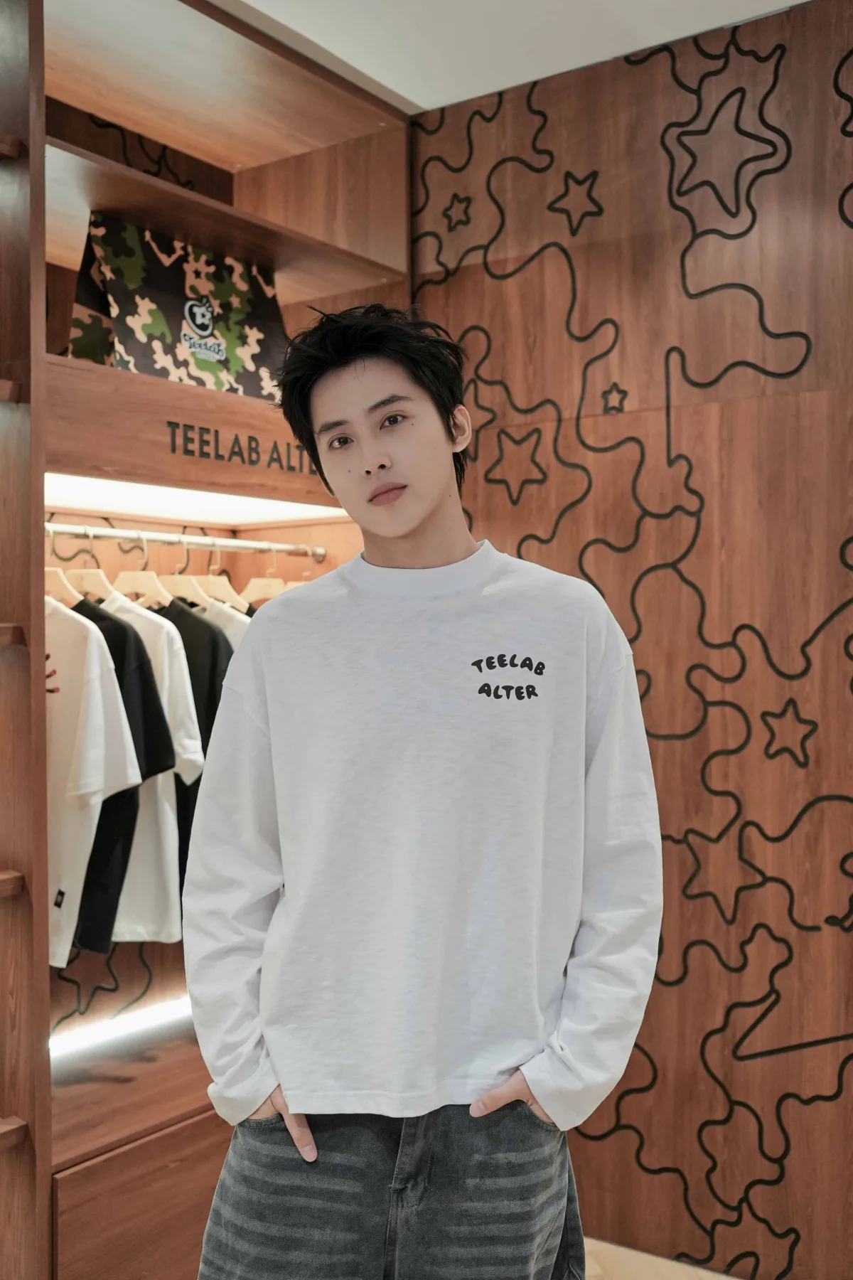 Áo Thun Dài Tay Teelab Alter Slub-Cotton Longsleeve Animal Tee TS422