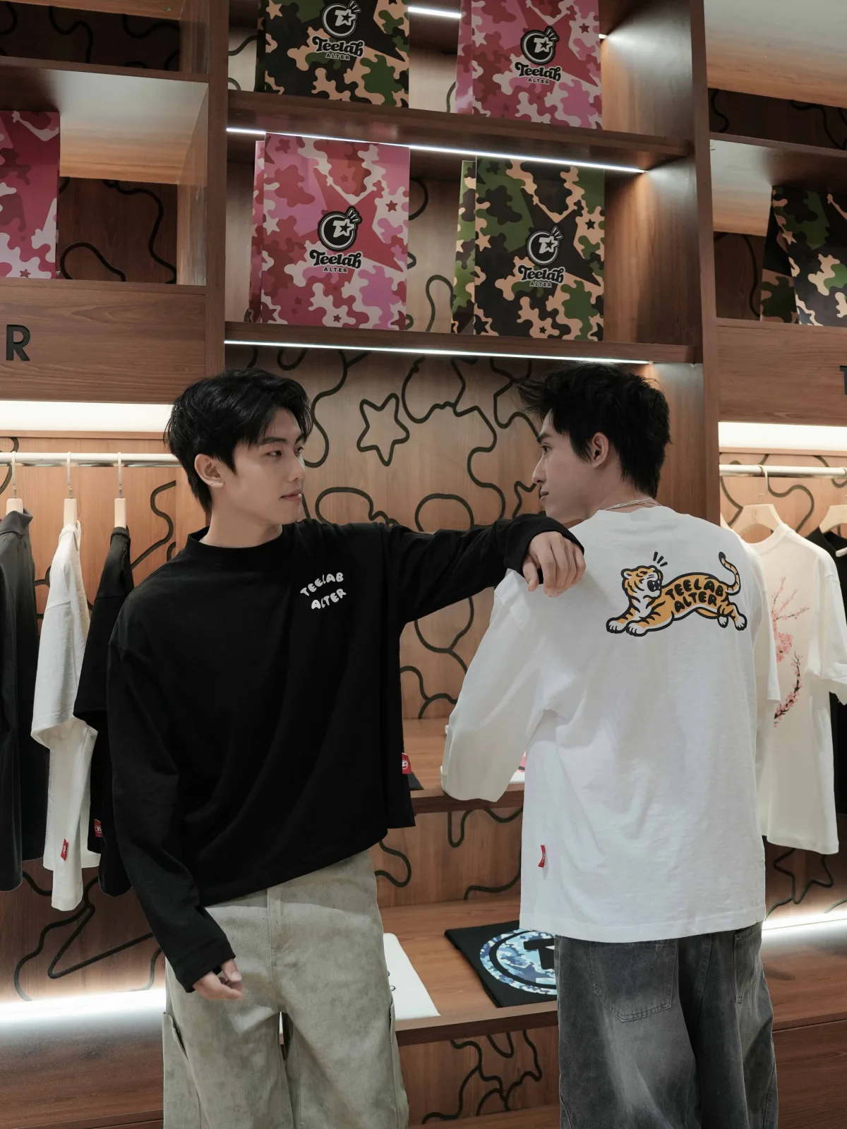 Áo Thun Dài Tay Teelab Alter Slub-Cotton Longsleeve Animal Tee TS422