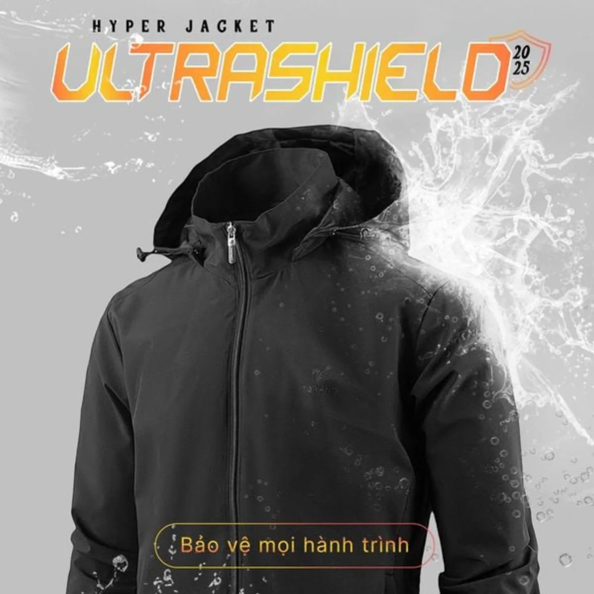 Áo Khoác Gió Nam 2 lớp HYPER JACKET TORANO Công Nghệ Cao Cấp Heattech, Chống Thấm, Cản Bụi, Cản Gió, Giữ ấm EWCW001
