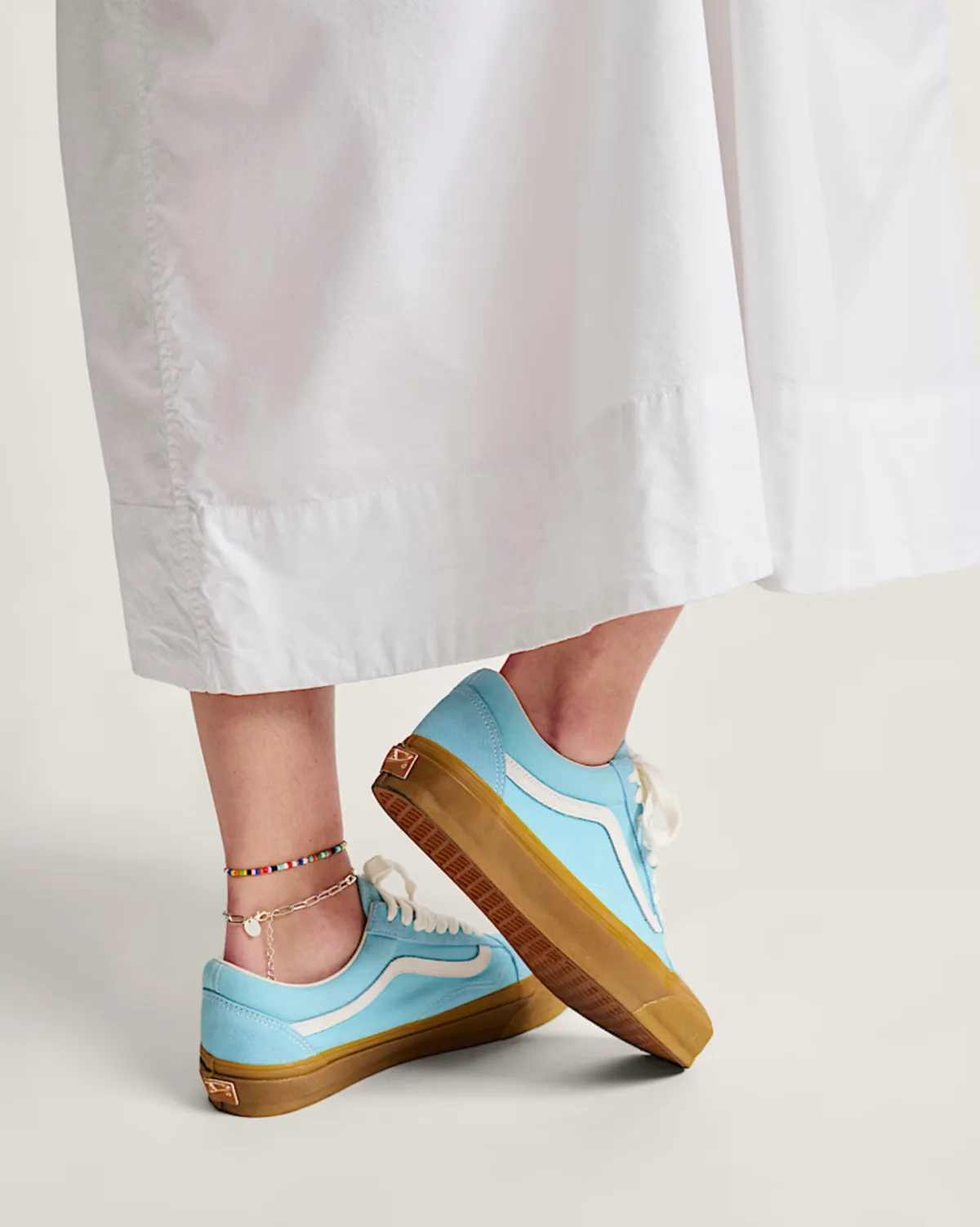 Giày VANS PREMIUM OLD SKOOL GUM CRYSTAL BLUE