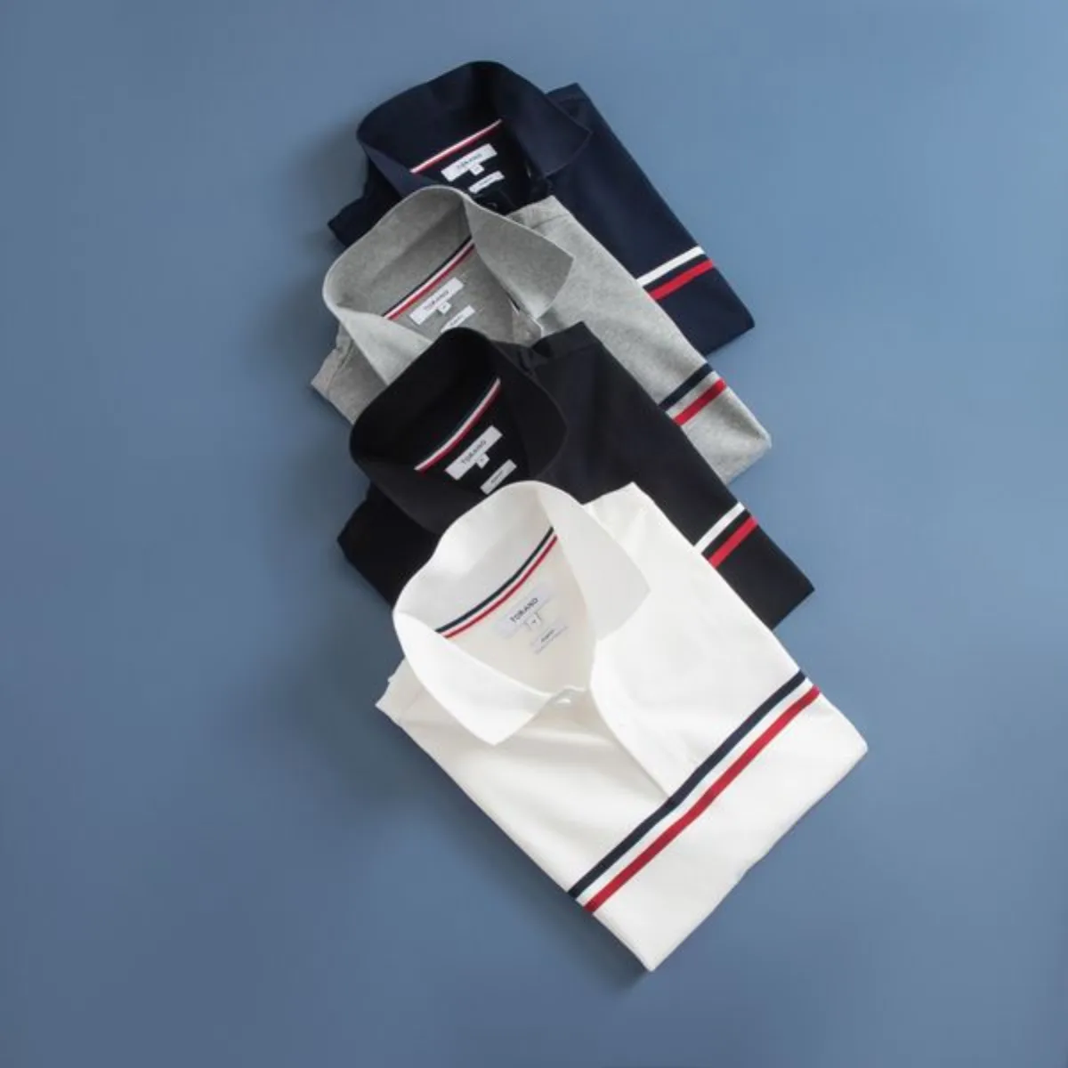Áo HORIZONTAL POLO TORANO kẻ bo tay phối màu trẻ trung, chống nhăn, thấm hút , co giãn thoải mái GSTP067