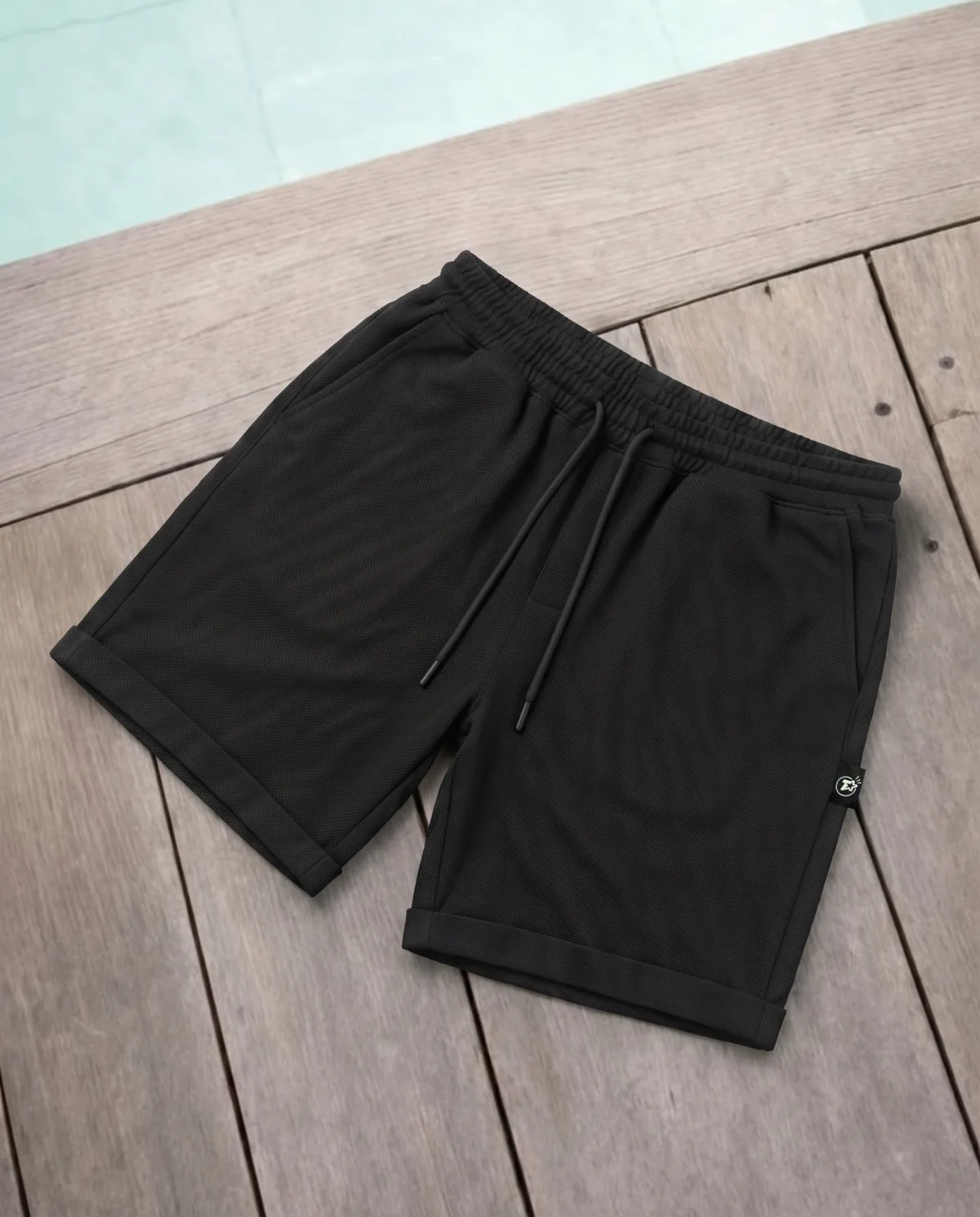 Quần Short Teelab Alter Regular Pique Essentials Bermuda Shorts SH008