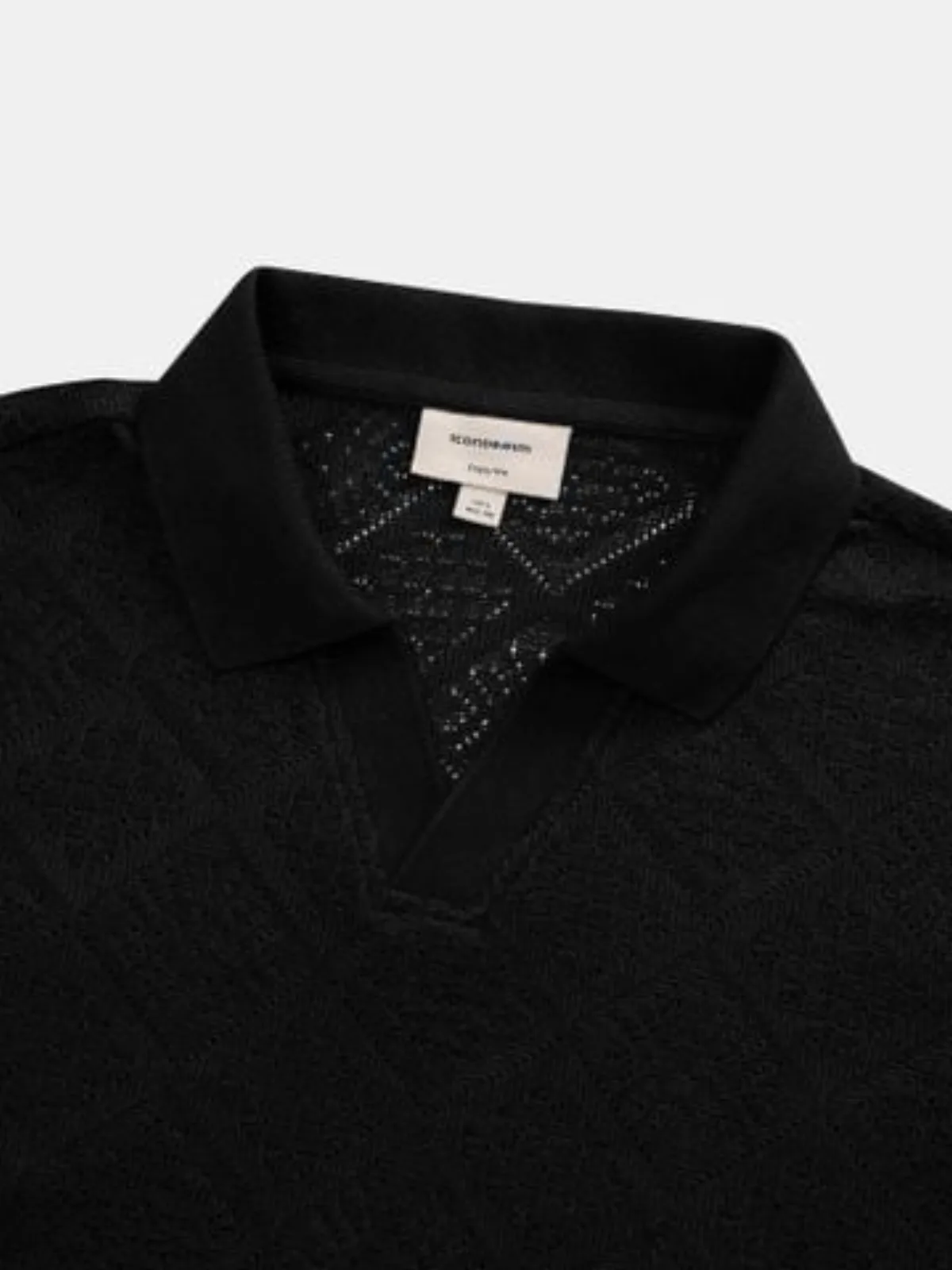 Áo Polo Nam ICONDENIM Textured Knit Form Regular PLID0298