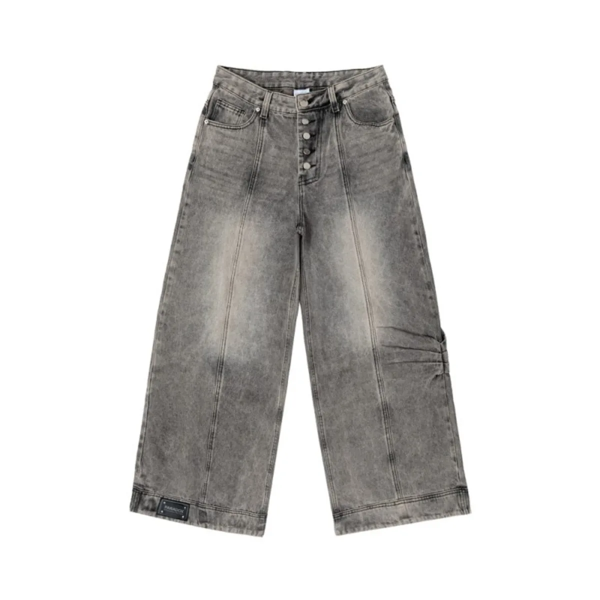 Quần ống rộng SIDE PINCHED PANTS Denim PARADOX QU6P0402