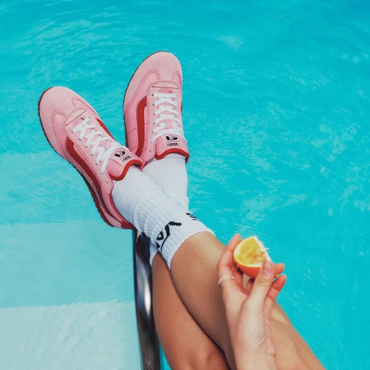 Giày VANS SUPER LOWPRO RIROO RED/PINK