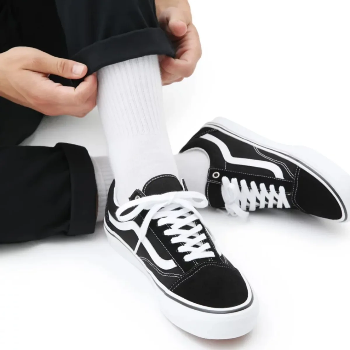 Giày VANS SKATE OLD SKOOL BLACK/WHITE