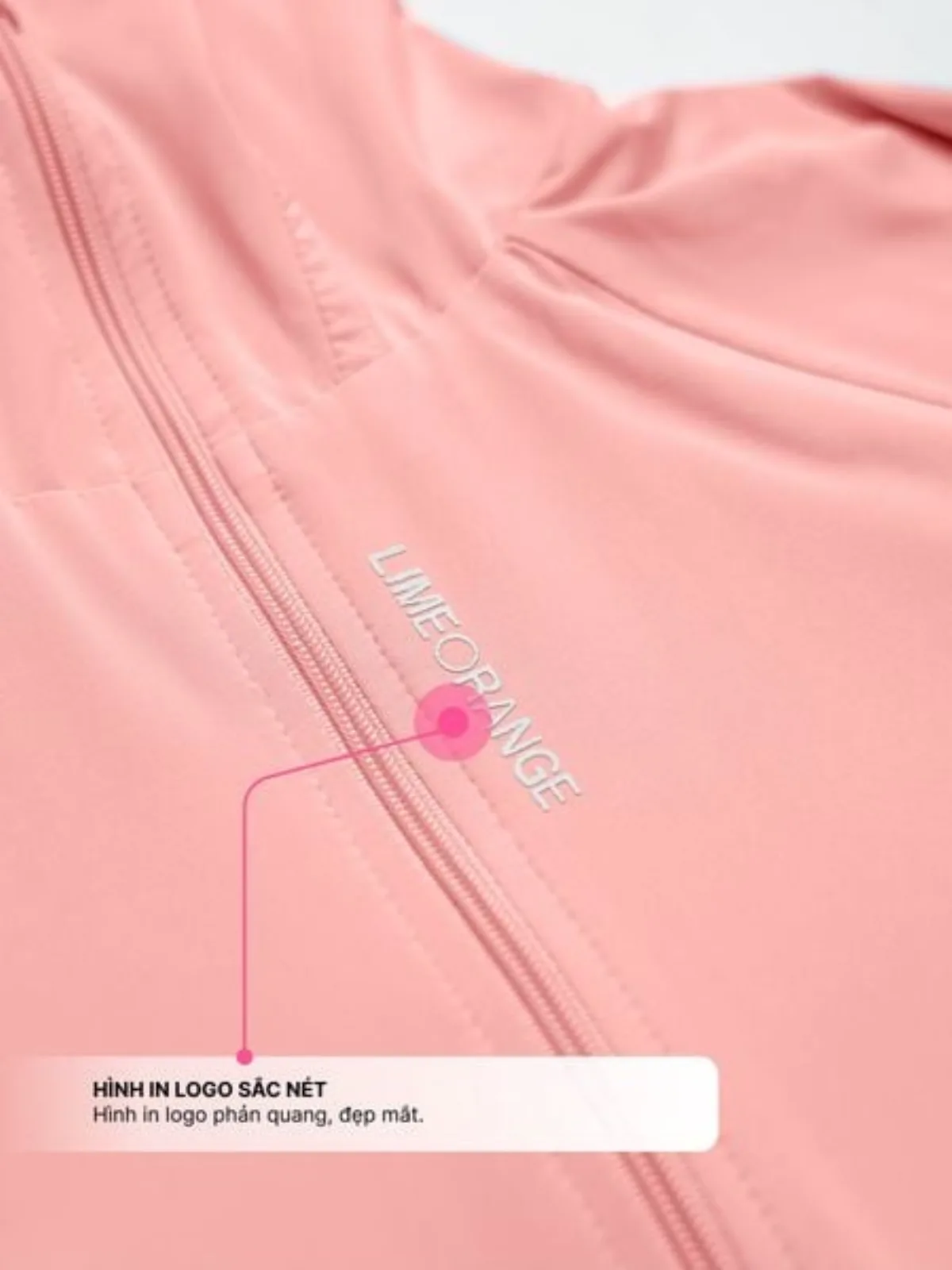 Áo Khoác Nữ Cánh Dơi UV Cool Lite Hoodie 2 Thun Lạnh Chống Tia UV LIMEORANGE