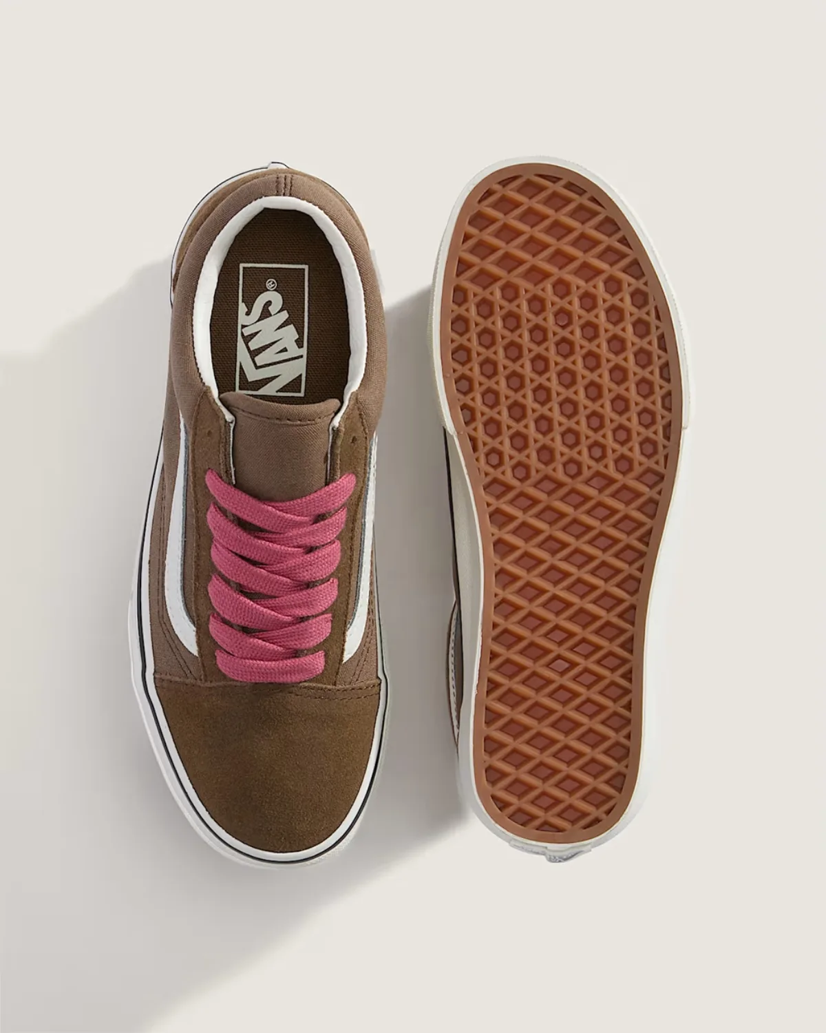 Giày VANS OLD SKOOL POP BROWN/PINK
