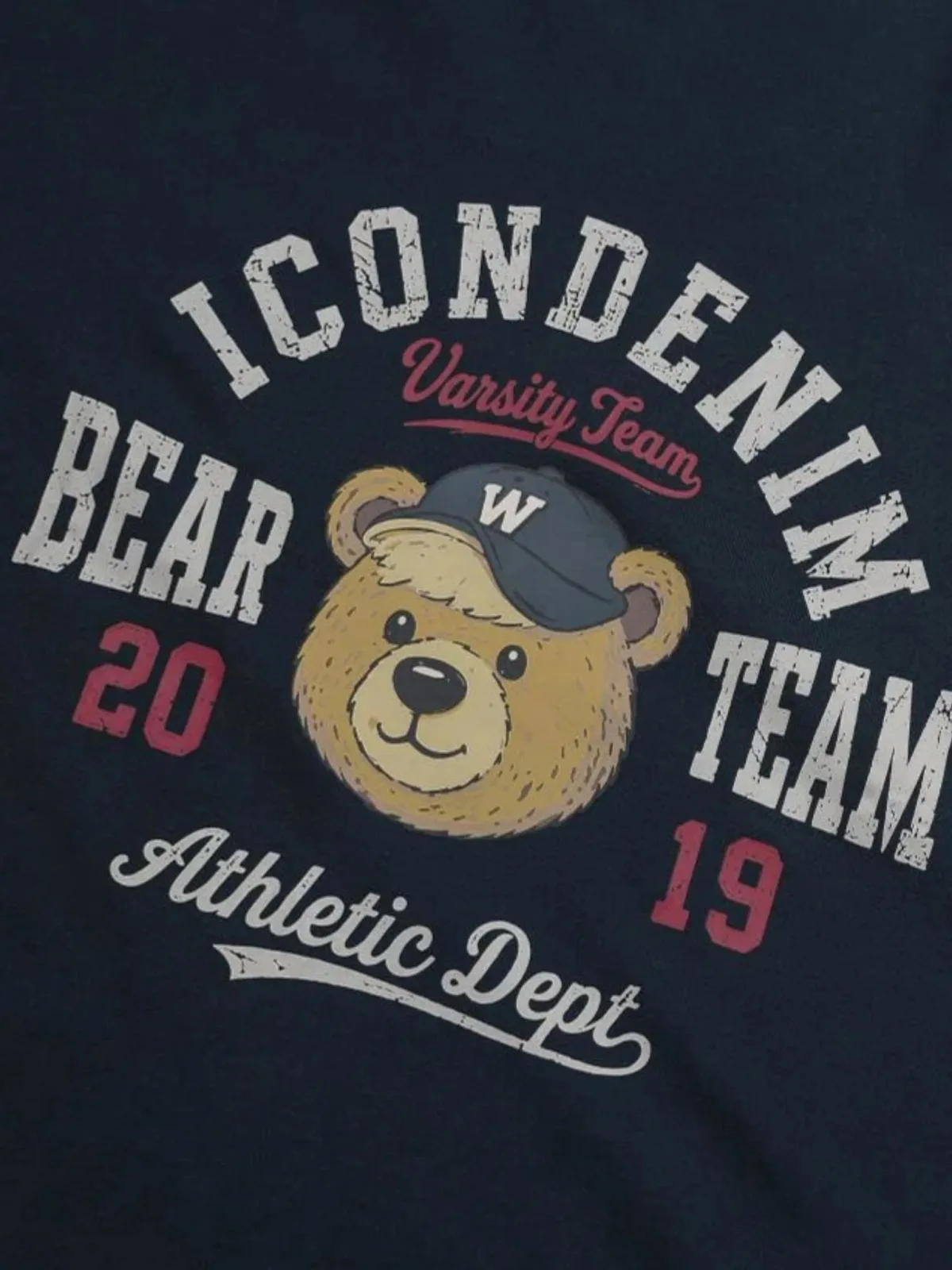 Áo Thun Nam ICONDENIM Bear Team Form Regular ATID0757