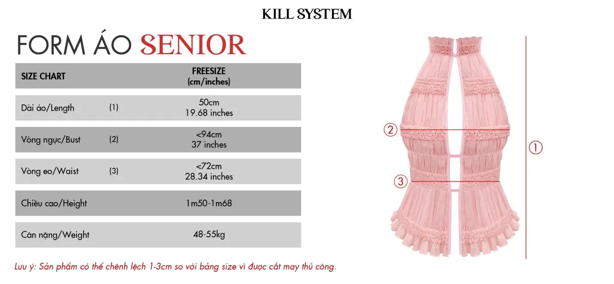 Áo yếm cột dây hở lưng tôn dáng SENIOR - 𝐊𝐈𝐋𝐋 𝐒𝐘𝐒𝐓𝐄𝐌