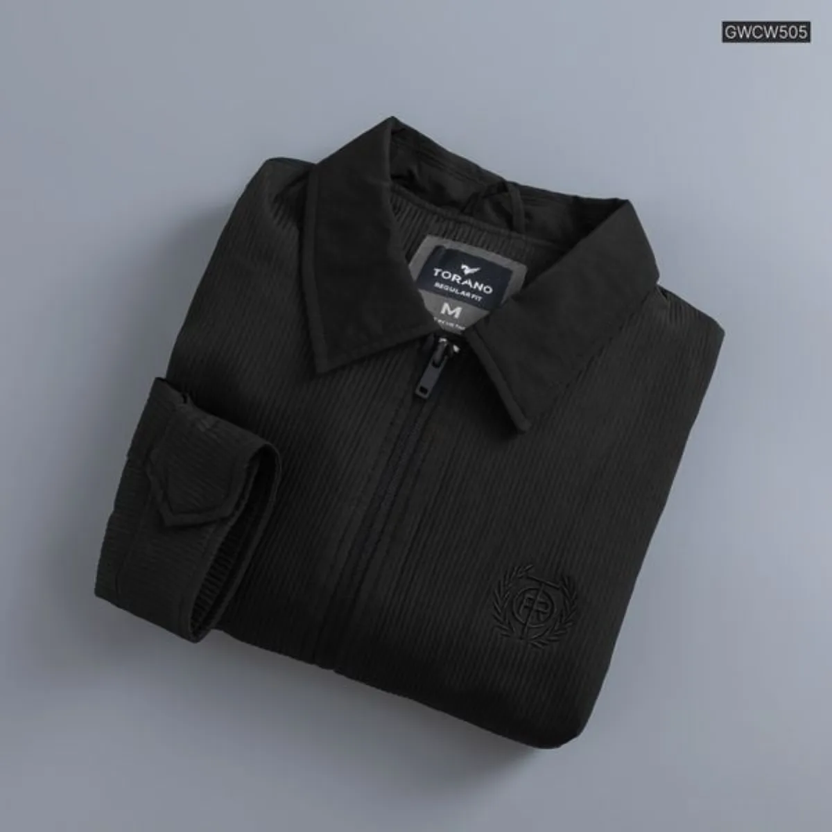Áo khoác gió 2 lớp URBAN JACKET TORANO cổ bẻ thêu logo, Cản Bụi, Cản Gió, Giữ ấm GWCW505