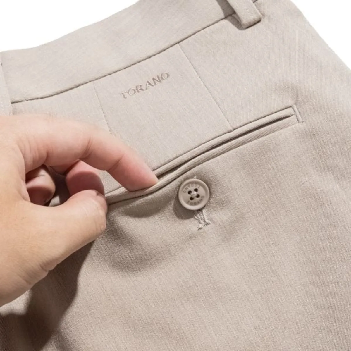 Quần âu SLIM FIT TROUSERS TORANO slim-fit cạp trơn vừa vặn, đứng form, tôn dáng FABT003
